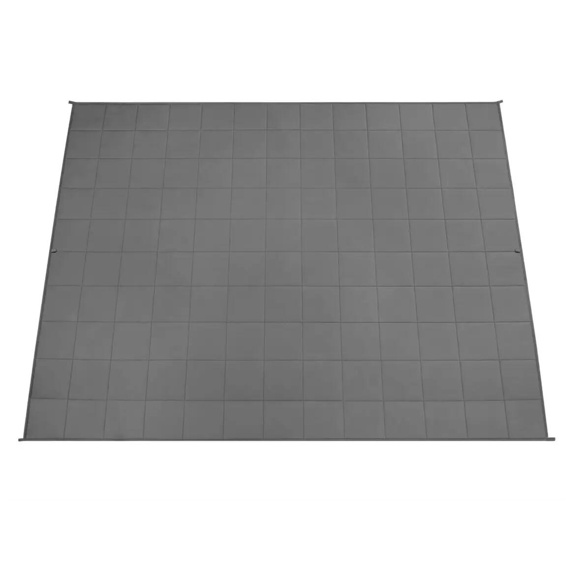 Patura senzoriala grea, 7 kg, 150 x 200 cm, 7 straturi, husa bumbac, gri 11/15