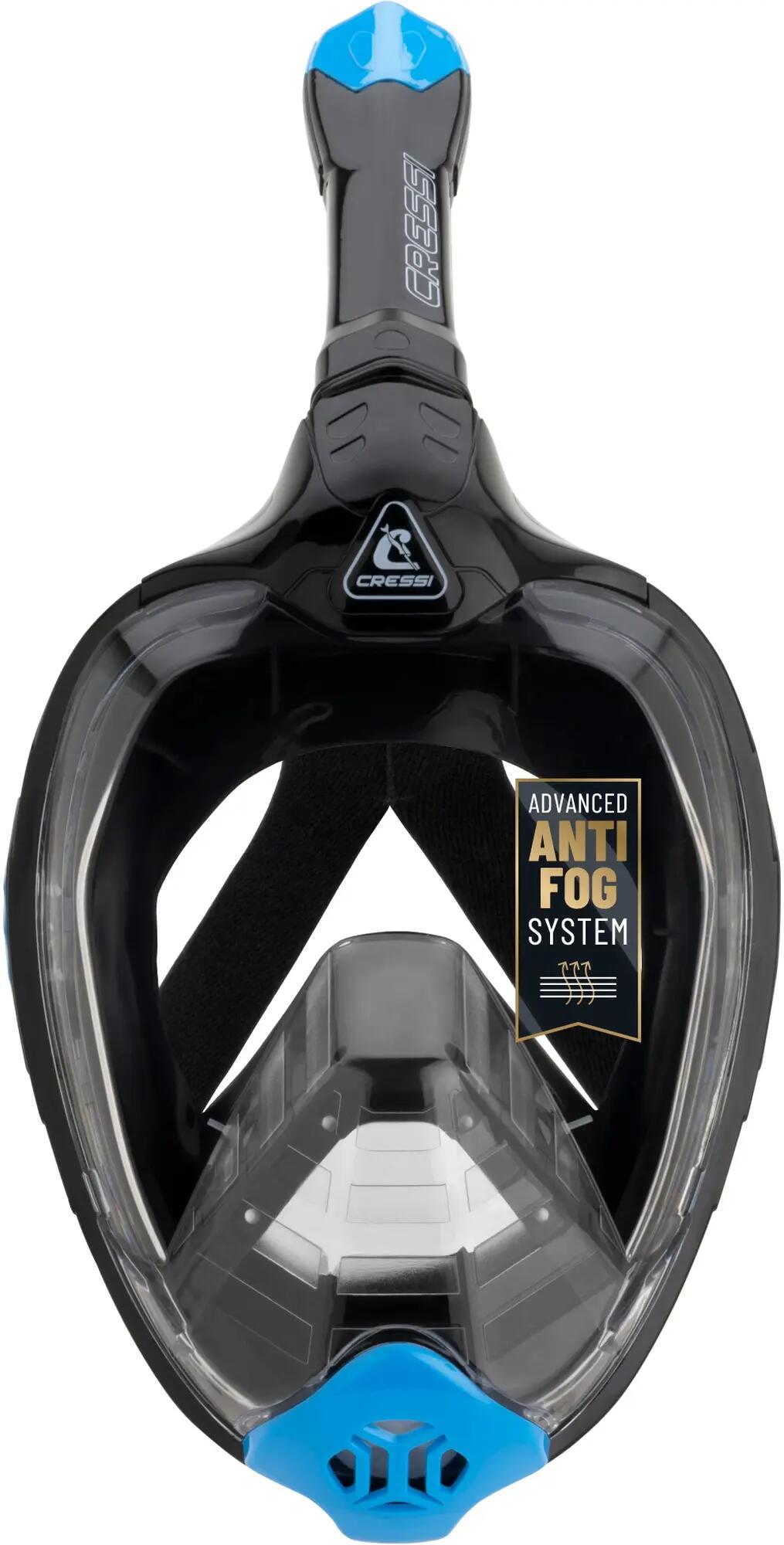 CRESSI Maschera Integrale Bali Nero/Blu S/M 2/5