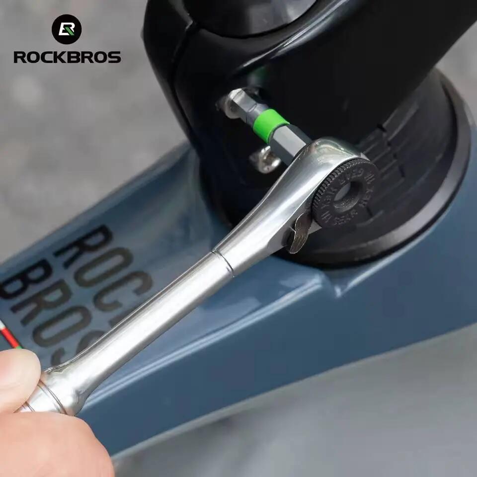 Narzędzie wielofunkcyjne rowerowe Klucz z grzechotką S2 -TG-8602 ROCKBROS 3/6
