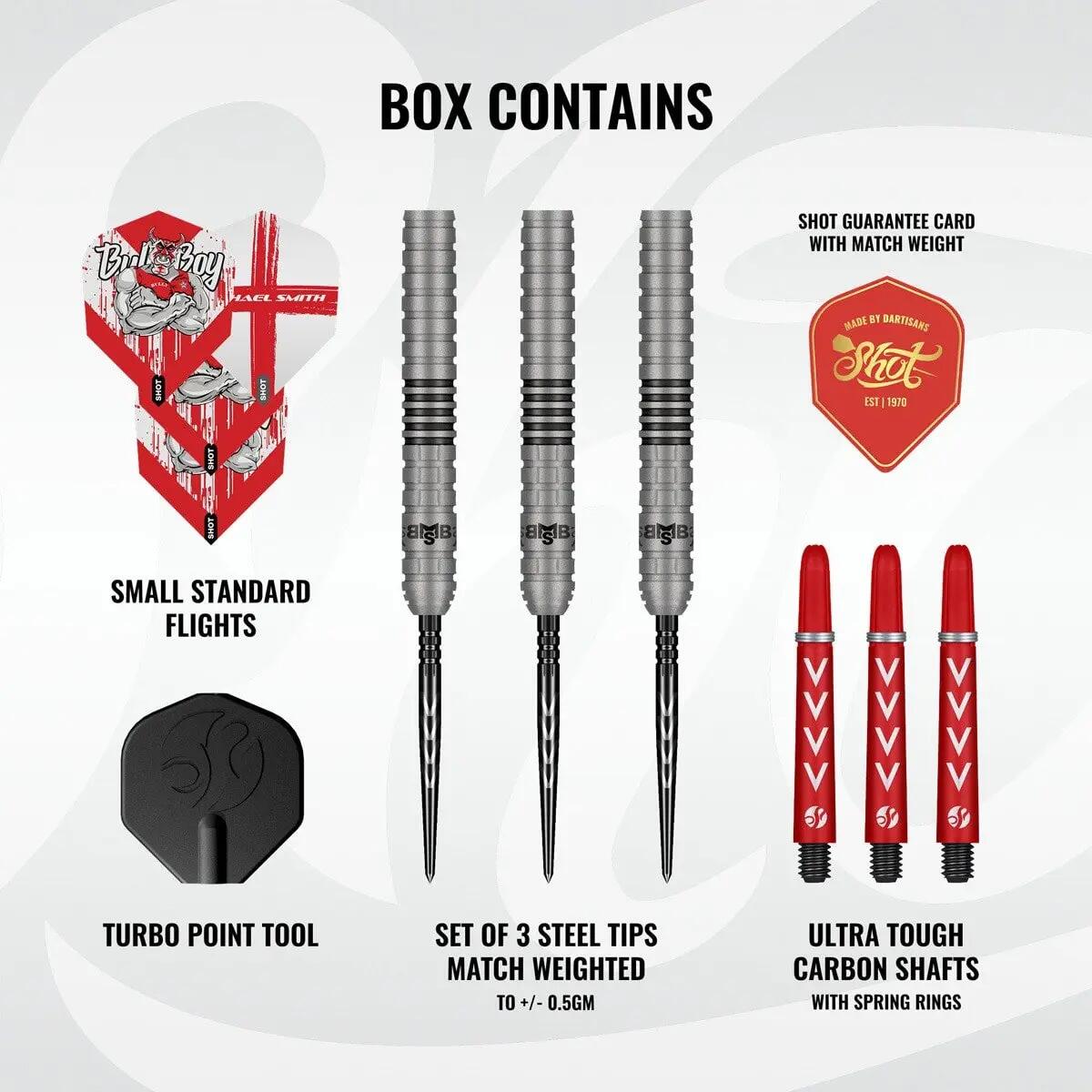 Michael Smith S2 90% Tungsten dartpfeile 7/7