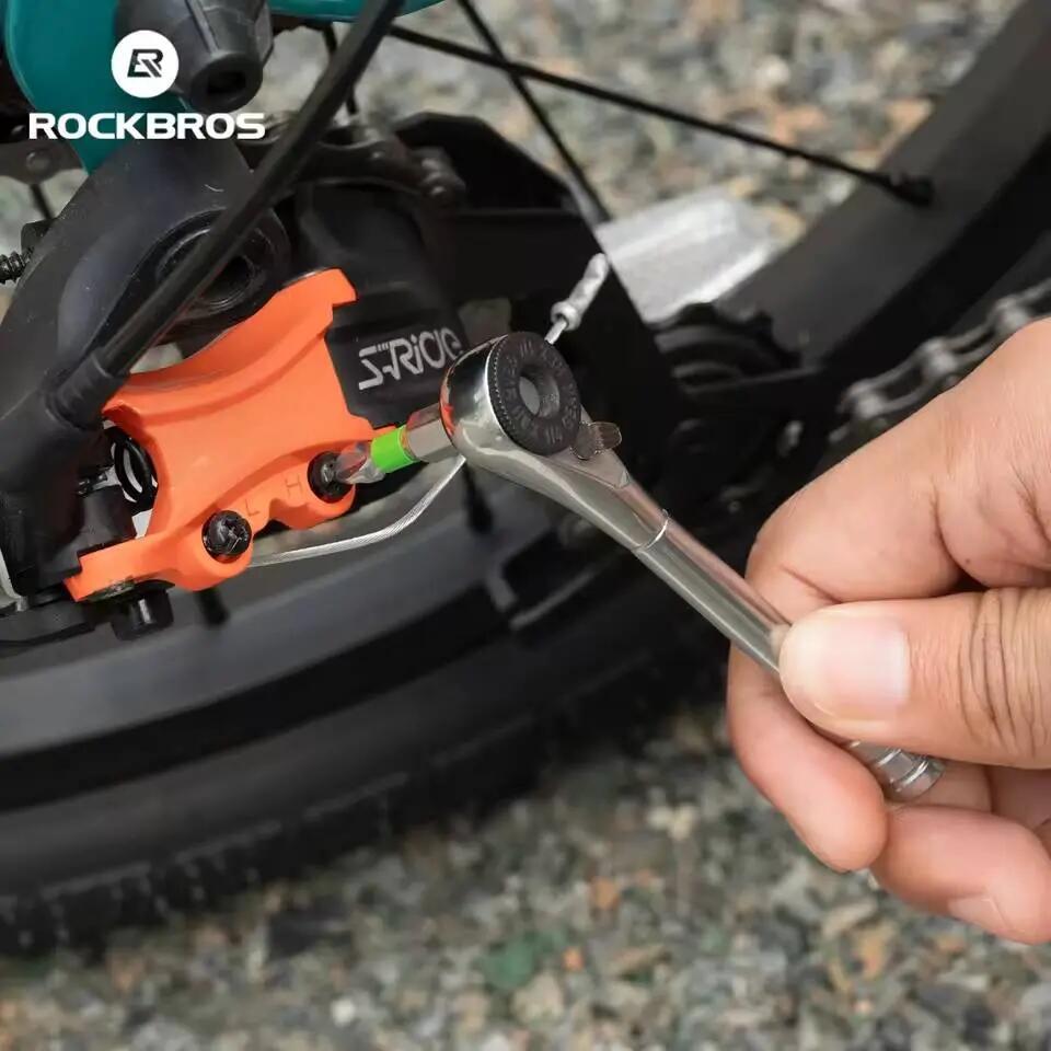 Narzędzie wielofunkcyjne rowerowe Klucz z grzechotką S2 -TG-8602 ROCKBROS 4/6