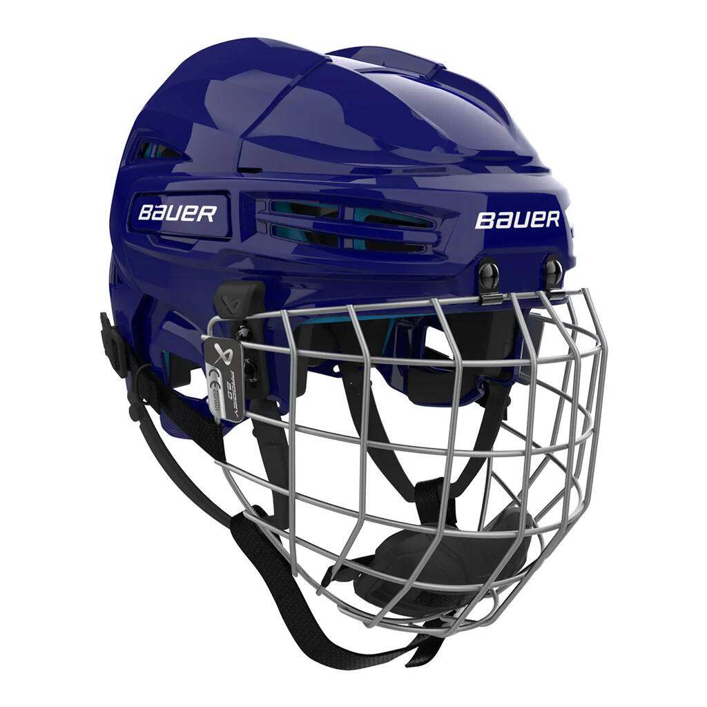 BAUER Prodigy 2.0 Navy kids Hockey Helmet Combo
