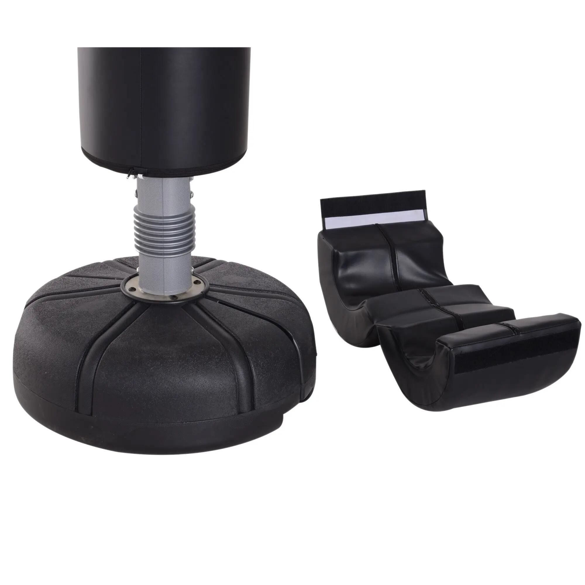 Sac de frappe autoportant avec support et coussin de protection en plastique, 17 9/9