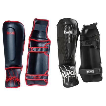 Protège-tibias Kick-Boxing à scratch Kwon