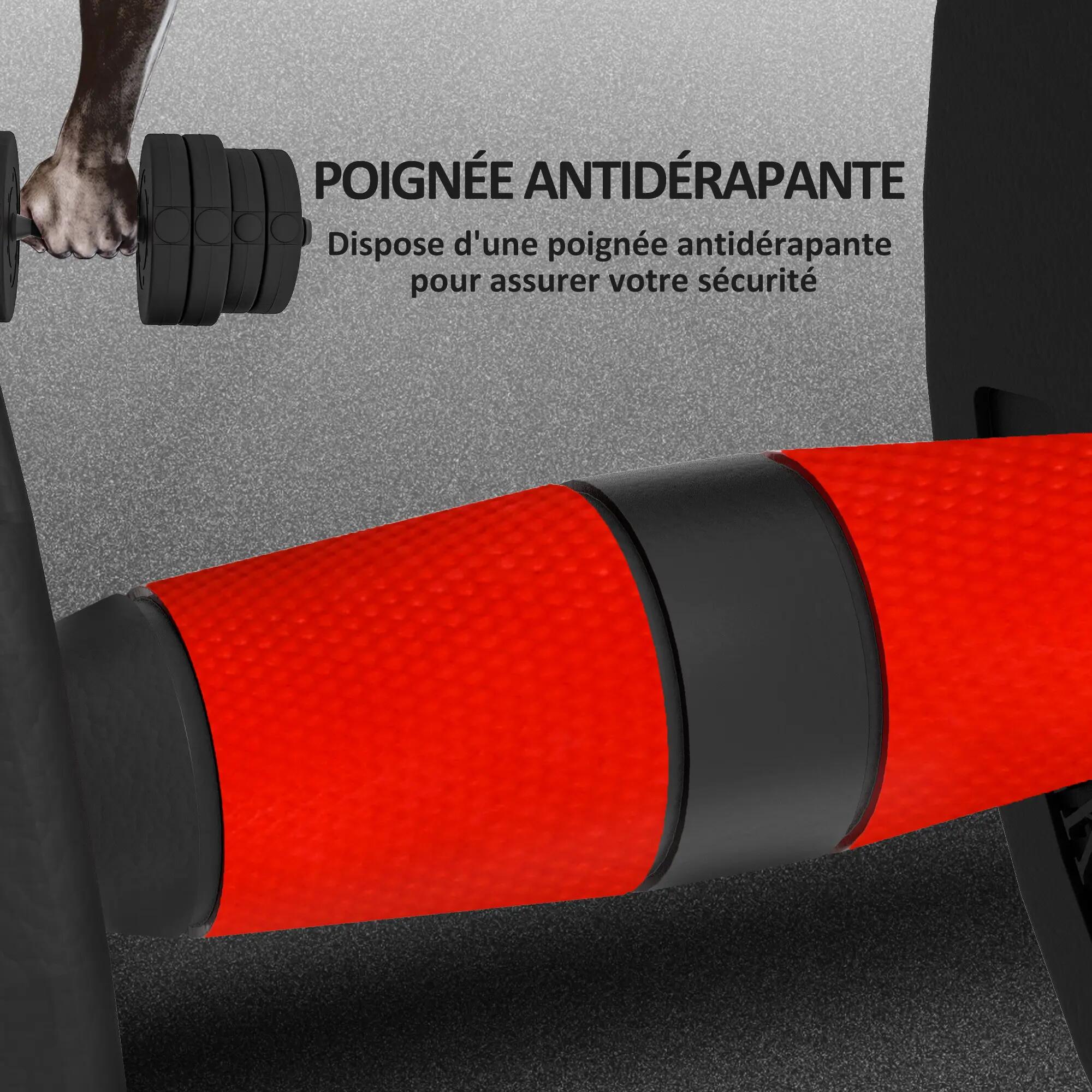 Ensemble d'haltères Courtes Total 30 Kg 2 en 1 poids réglable Barres incluses - 7/9