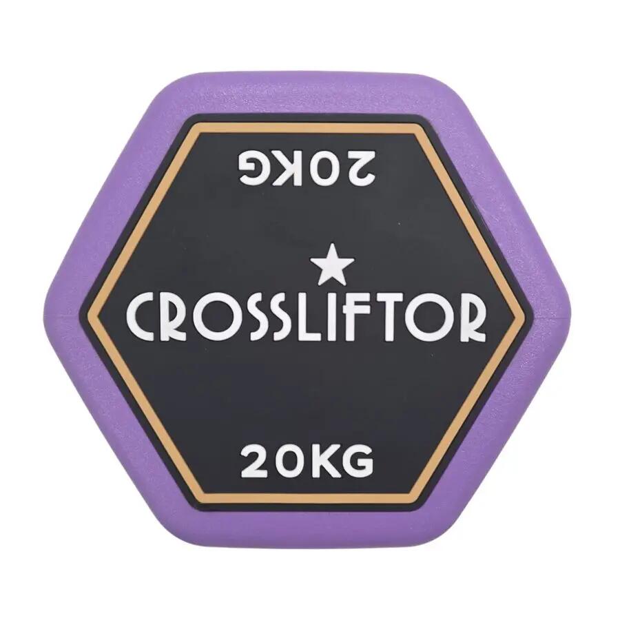 Manubrio esagonale Color 2.0 CrossLiftor - 20 kg 3/5