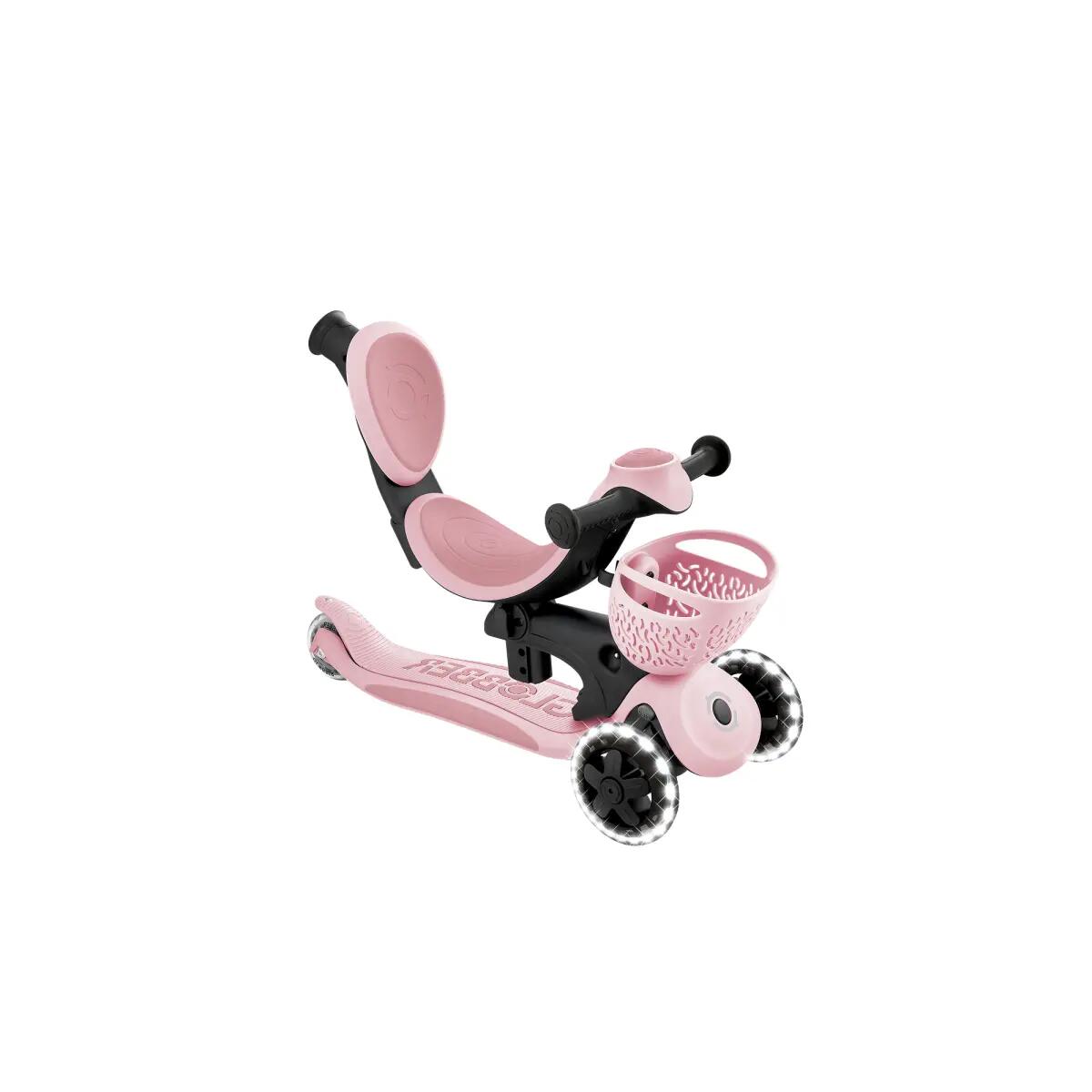 Trottinette évolutive GO-UP BABY LIGHTS 360 - Rose pastel 5/6