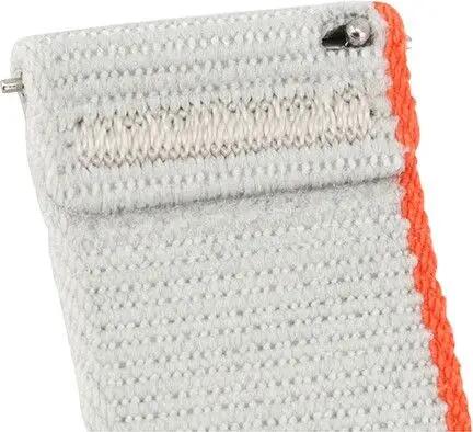 Correa para reloj IGPSport VeRun de tejido, gris y naranja 5/5