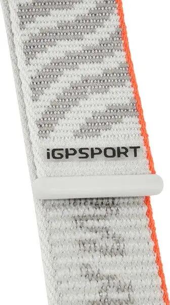 Correa para reloj IGPSport VeRun de tejido, gris y naranja 3/5