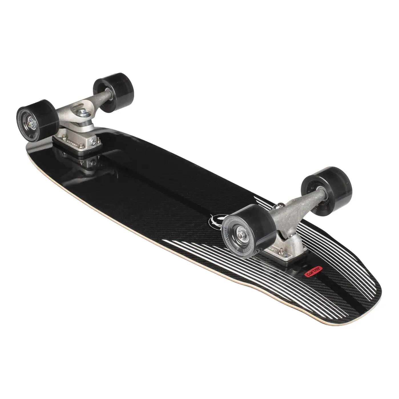 Complete Black Tip Carbon C7 - Skateboard en Carbone - 32" - Noir - Idéal 4/6