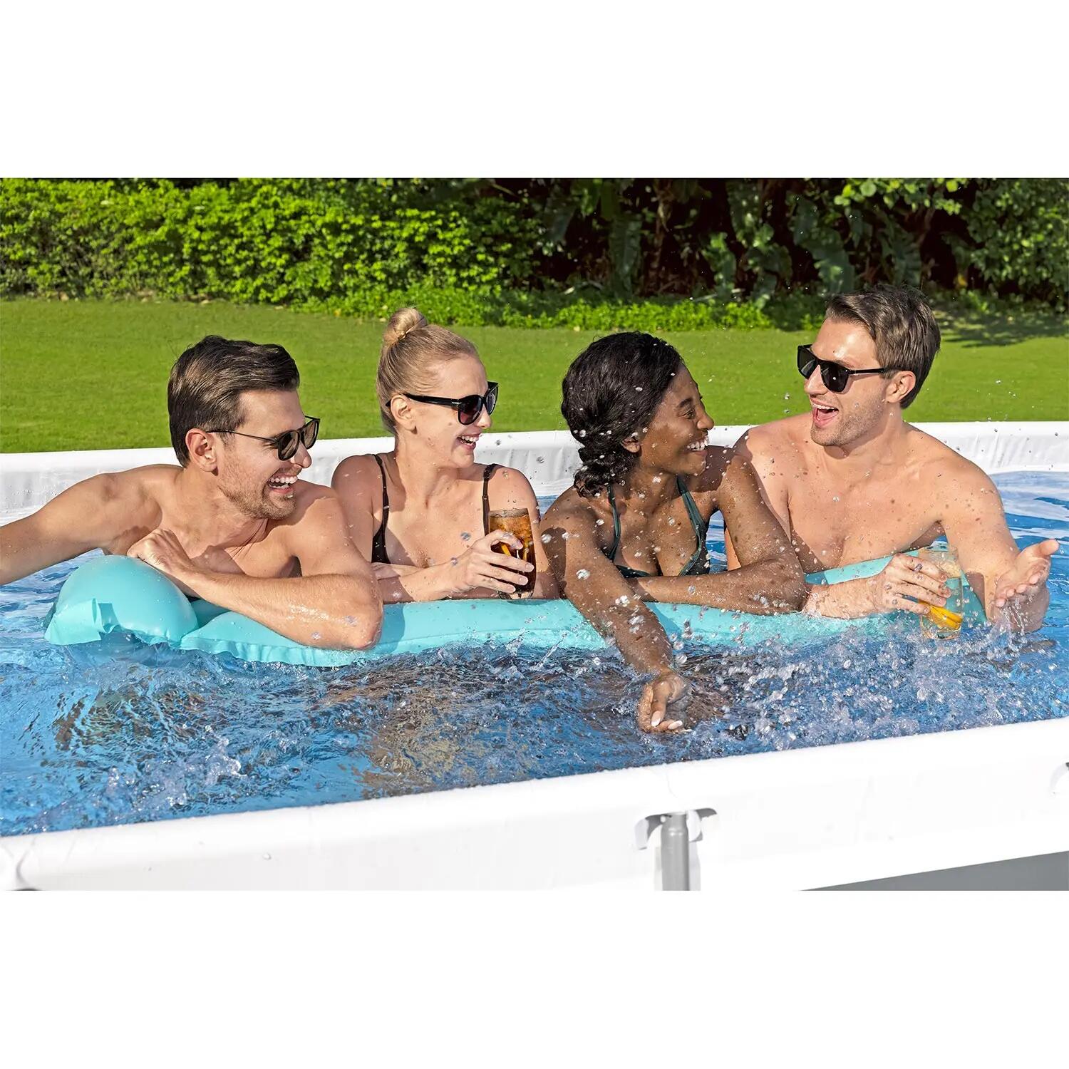 Piscina piscine Steel Pro 404 x 201 x 100 cm, Grigio 4/6