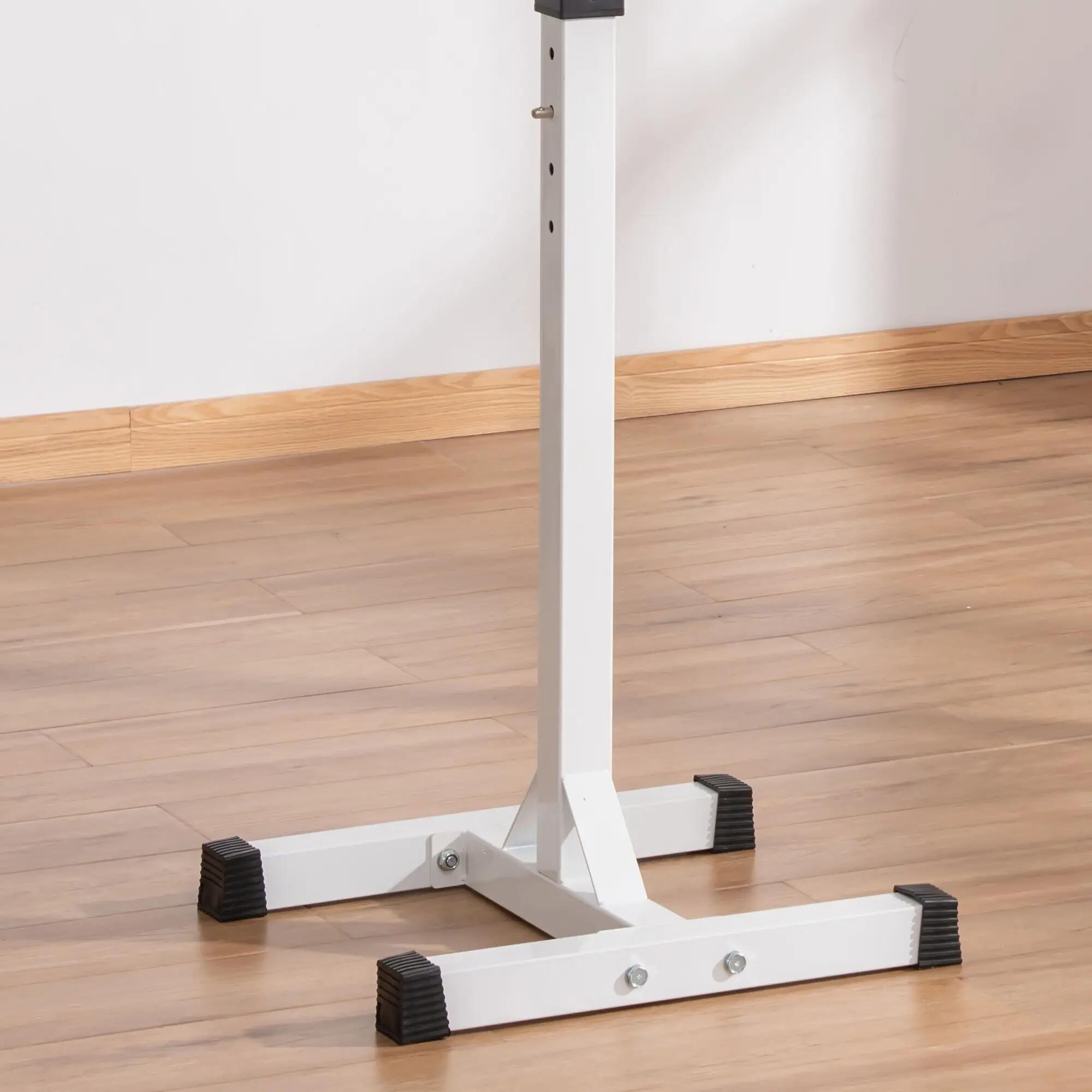 Support pour barres de musculation en acier, 12 niveaux de hauteur, charge maxim 9/9