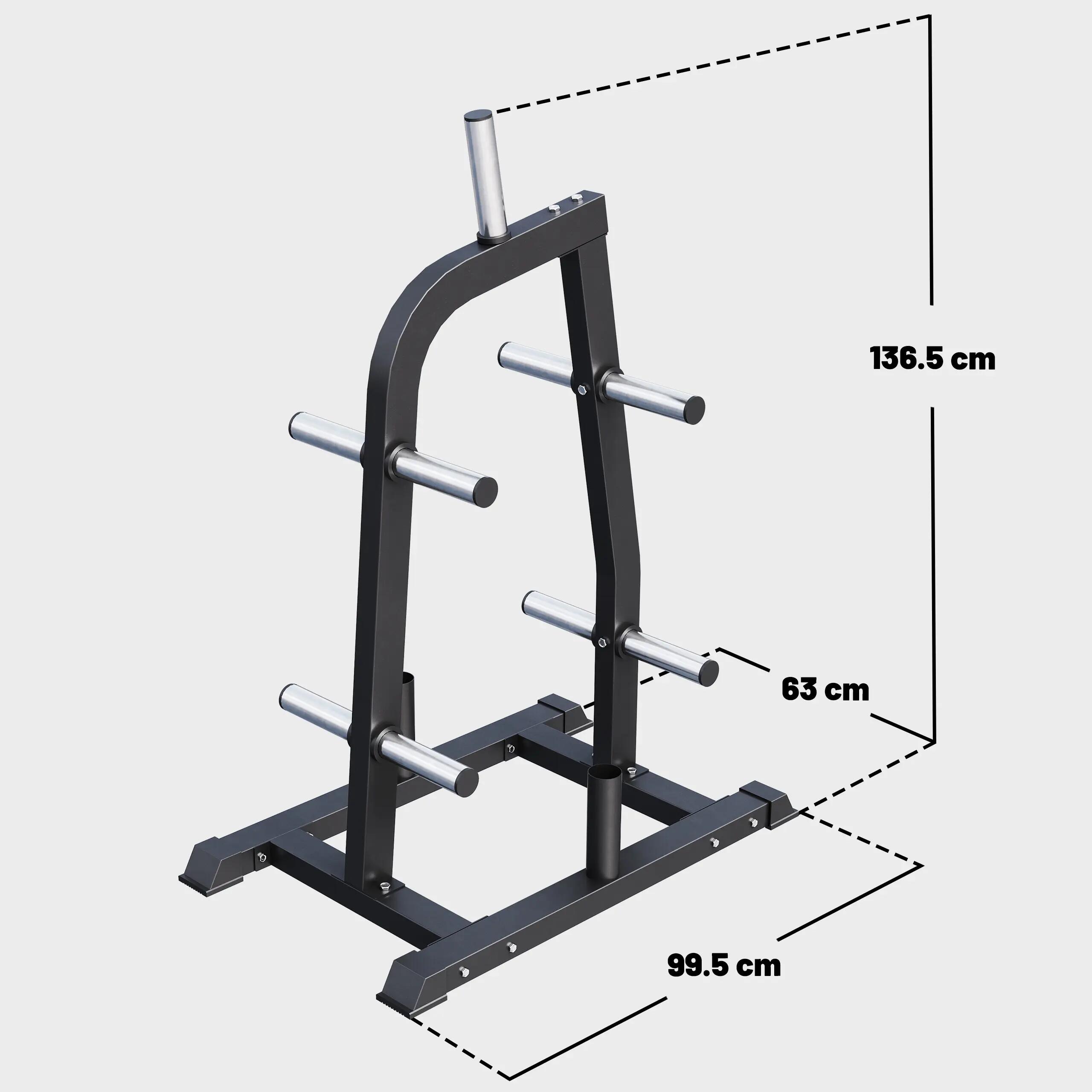 Hantelscheibenständer 50 mm – Hantelbaum bis 300 kg fürs Krafttraining 2/6