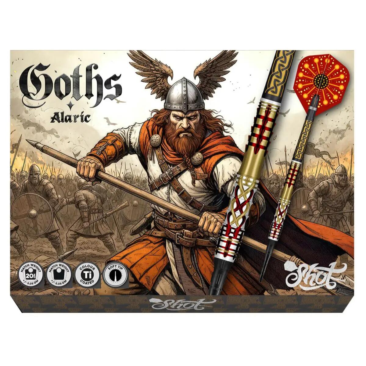 Goths Alaric 95% Tungsten Softtip Dartpijlen 5/6