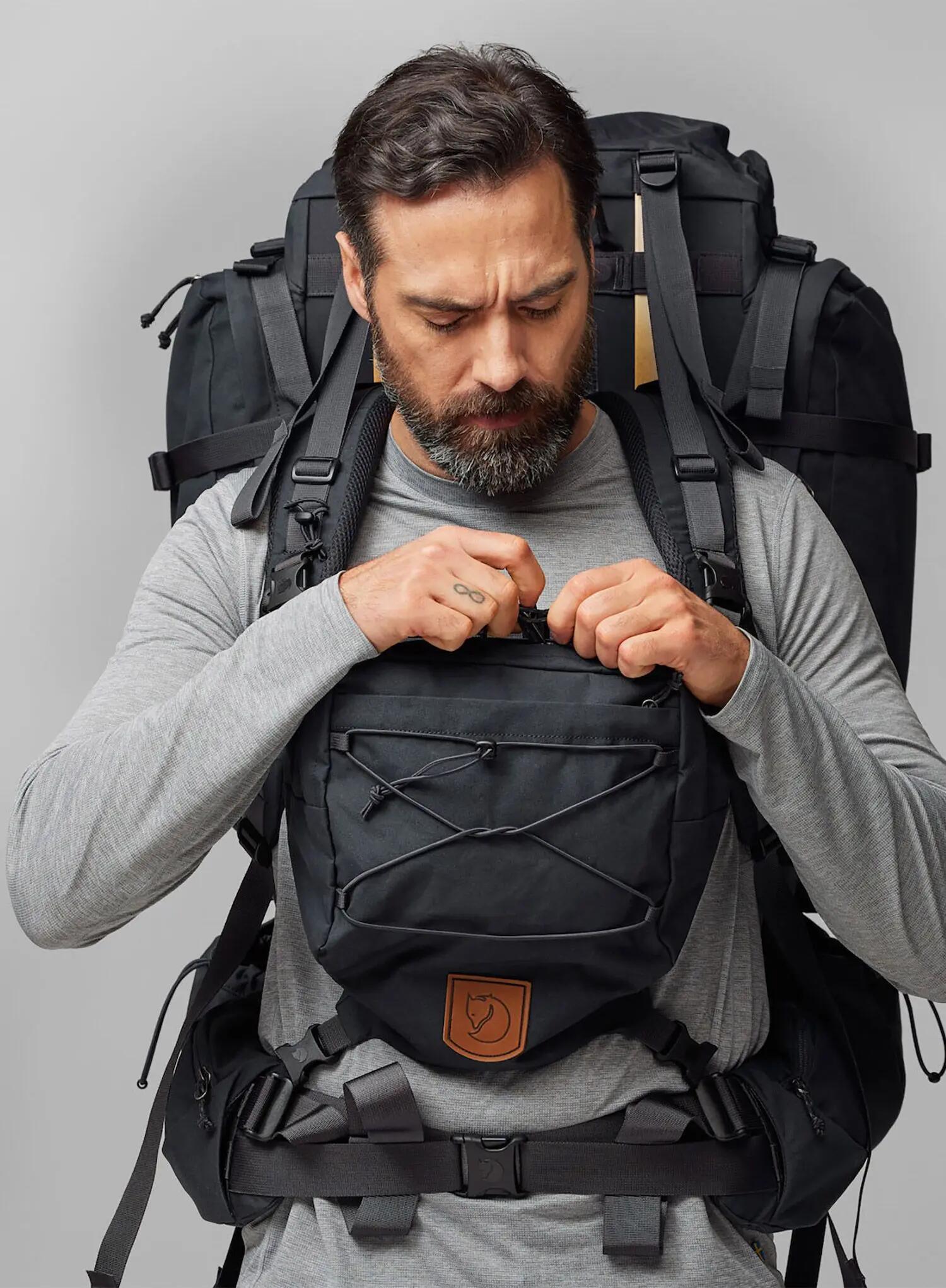 Plecak trekkingowy Fjallraven Kajka 85 - coal black 3/7