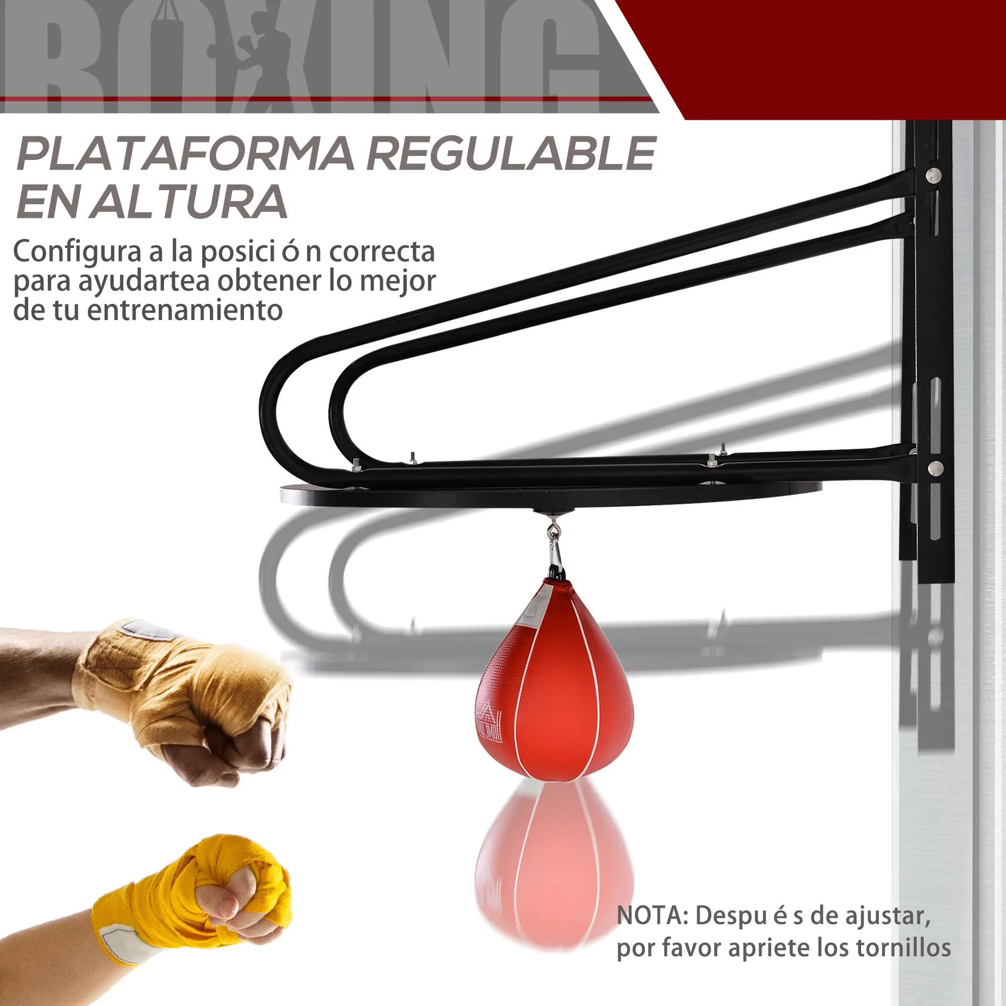 Poire de boxe avec support mural rotatif pour l'entraînement technique et les ré 8/9