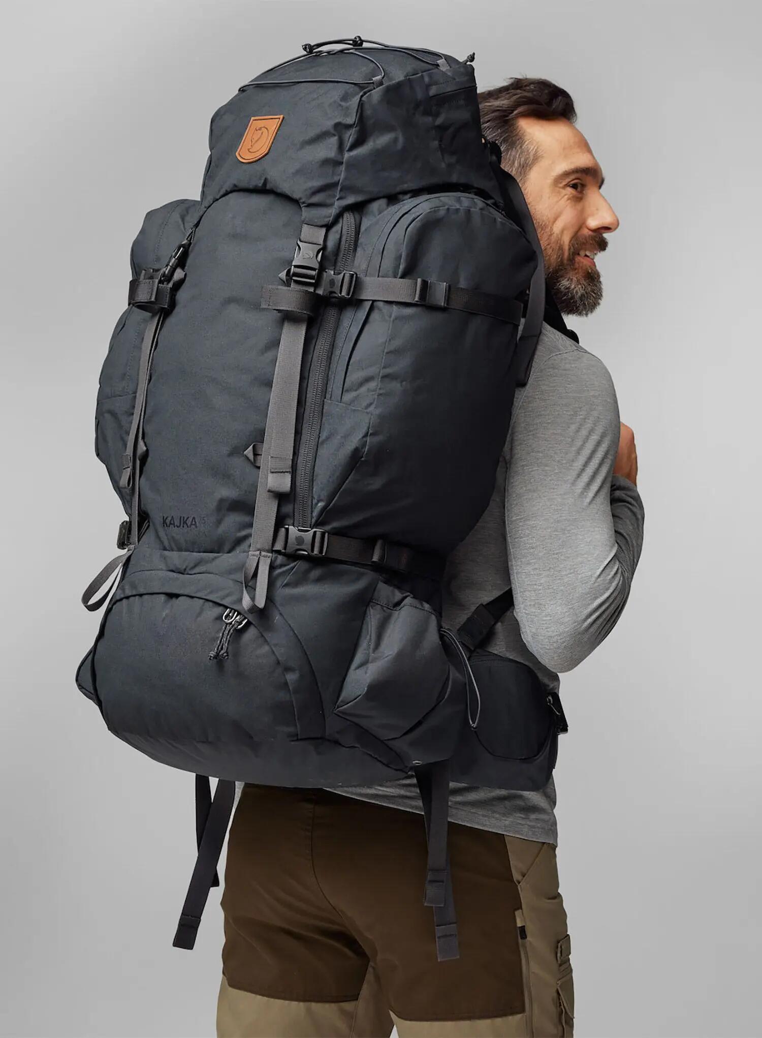 Plecak trekkingowy Fjallraven Kajka 85 - coal black 2/7