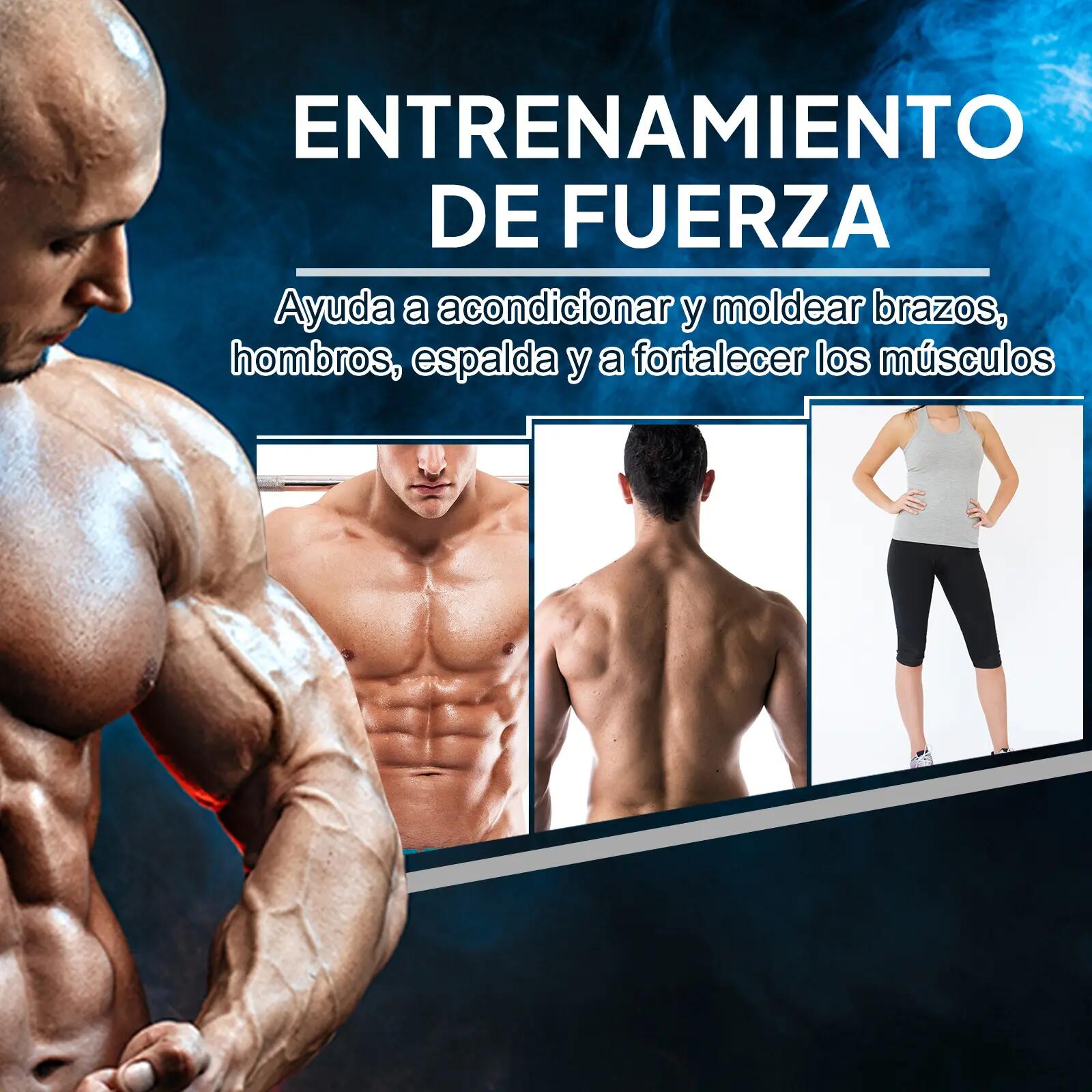 Kit d'entraînement de fitness comprenant 2 haltères hexagonales de 5 kg avec bar 9/9