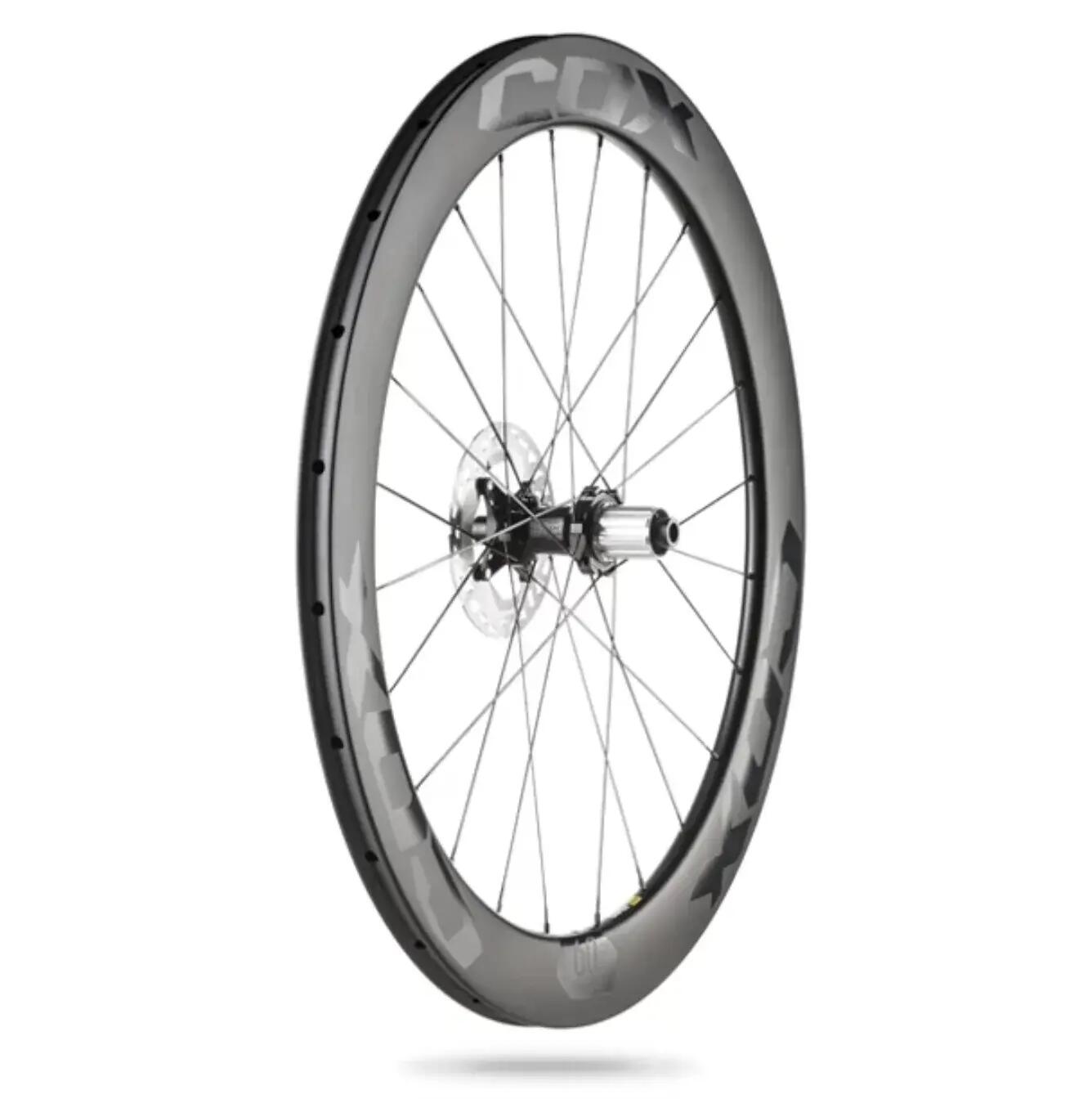 COX Strato 60 Disc Tubular Hinterrad 28 Zoll – Carbon-Rennradlaufrad für Scheibe 2/4