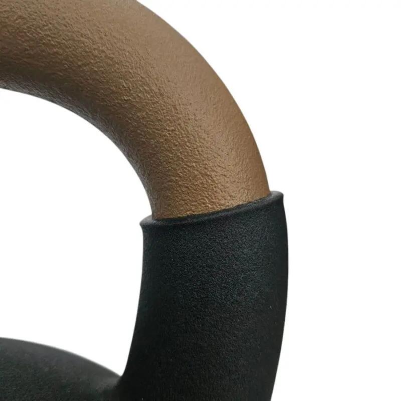 Kettlebell Cover Color - 36 kg, boule fonte PU, anse large antidérapante 3/5