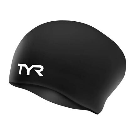 Bonnet de bain silicone cheveux longs TYR adulte