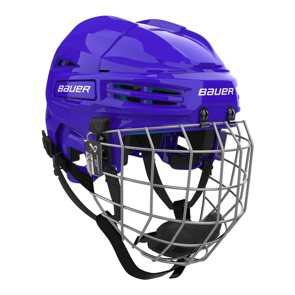 BAUER Prodigy 2.0 Blue kids Hockey Helmet Combo