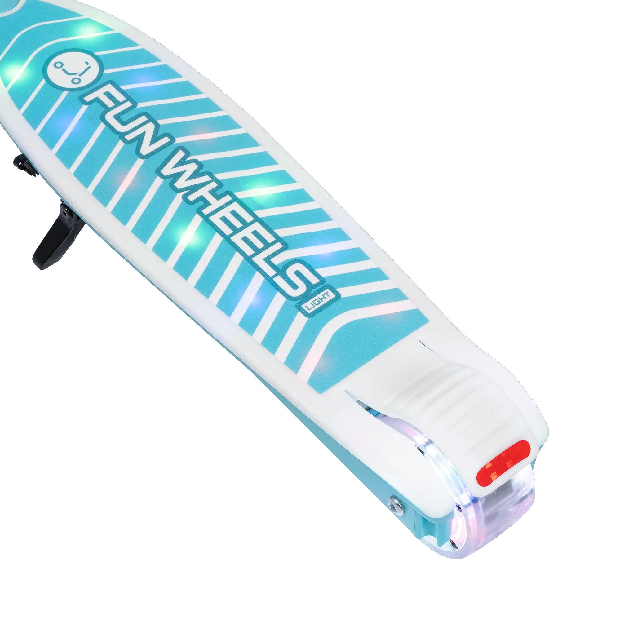 Elektroroller für Kinder FUN WHEELS LIGHT BLUE 50 W, 50 kg, 8 km/h, 6 km 6/7