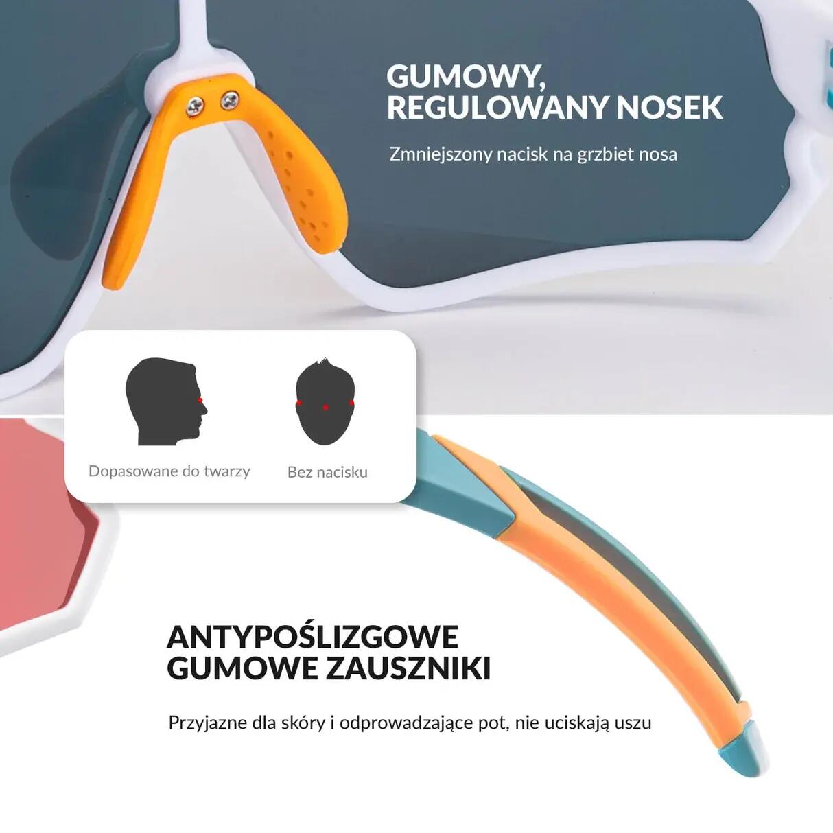 Dziecięce Okulary Rowerowe Polaryzacyjne -ROCKBROS 14110009003 3/5