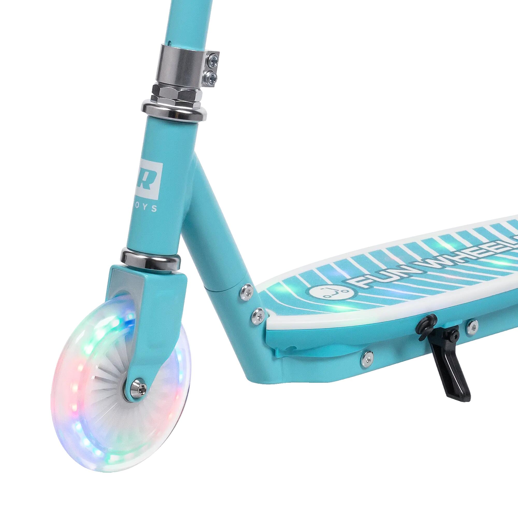 Elektroroller für Kinder FUN WHEELS LIGHT BLUE 50 W, 50 kg, 8 km/h, 6 km 4/7
