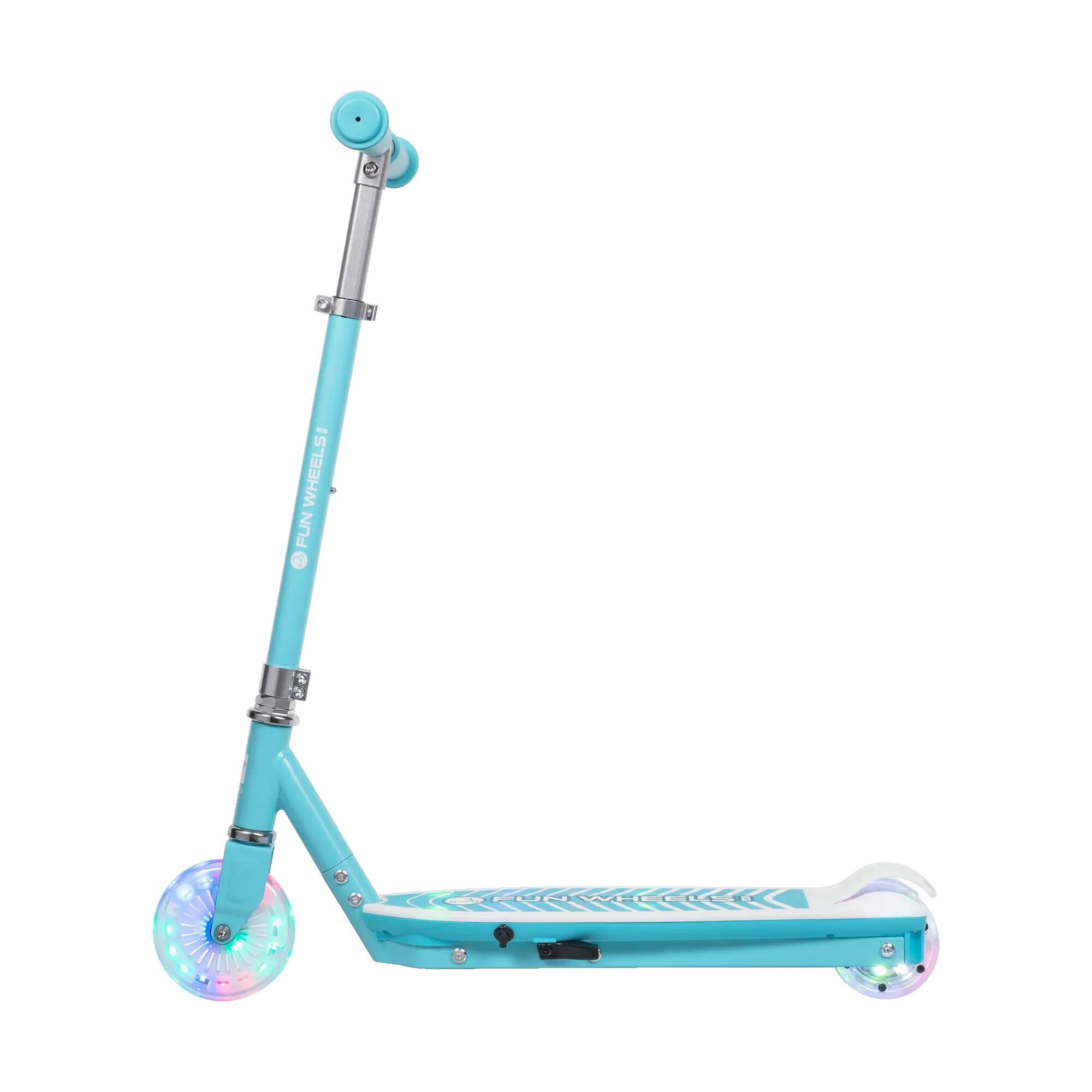 Elektroroller für Kinder FUN WHEELS LIGHT BLUE 50 W, 50 kg, 8 km/h, 6 km 3/7