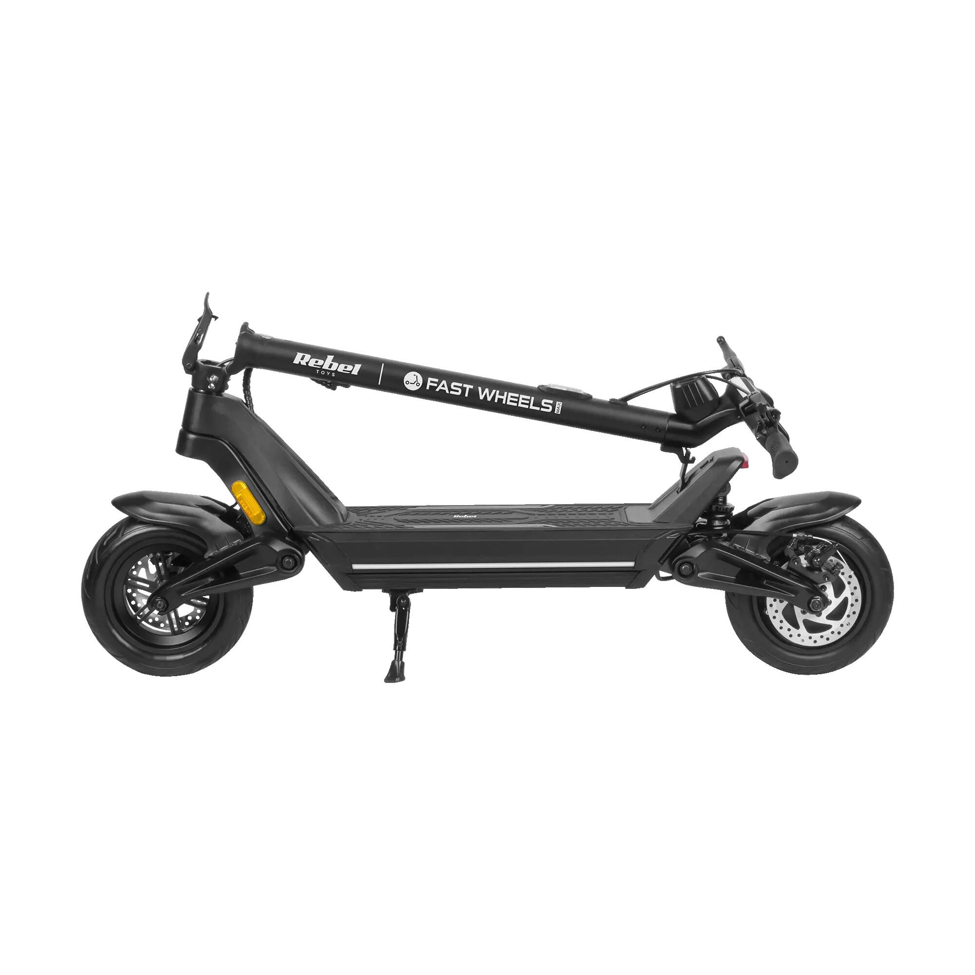 Hulajnoga elektryczna 13Ah 350W zasięg 45Km duże koła 10'' składana Rebel 3/7