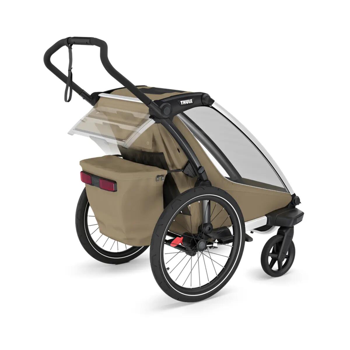 Przyczepka rowerowa Thule Chariot Cross 2 Single - dark slate 15/15