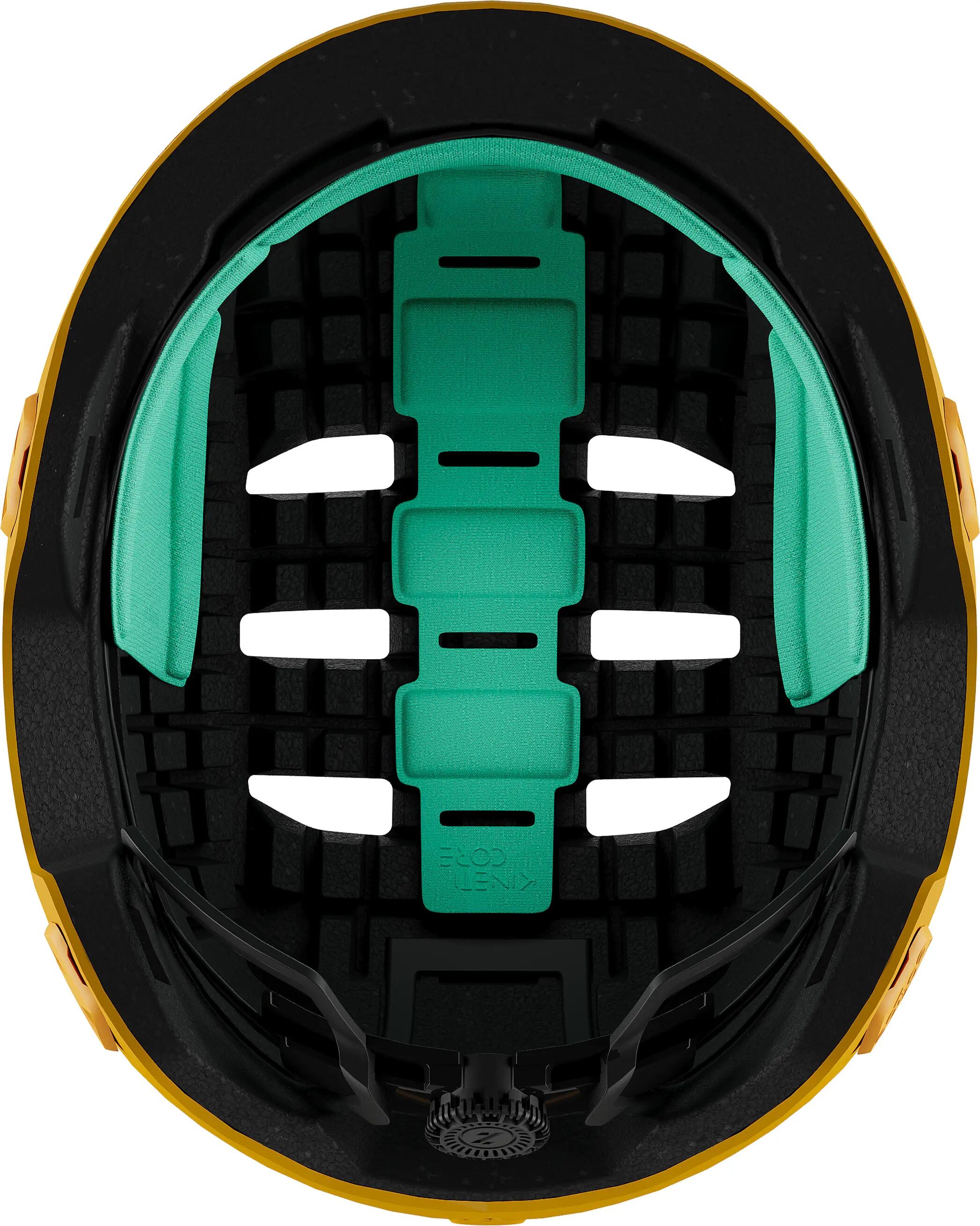 Kinder-Fahrradhelm  Maze Jr KinetiCore, gelb 2/5
