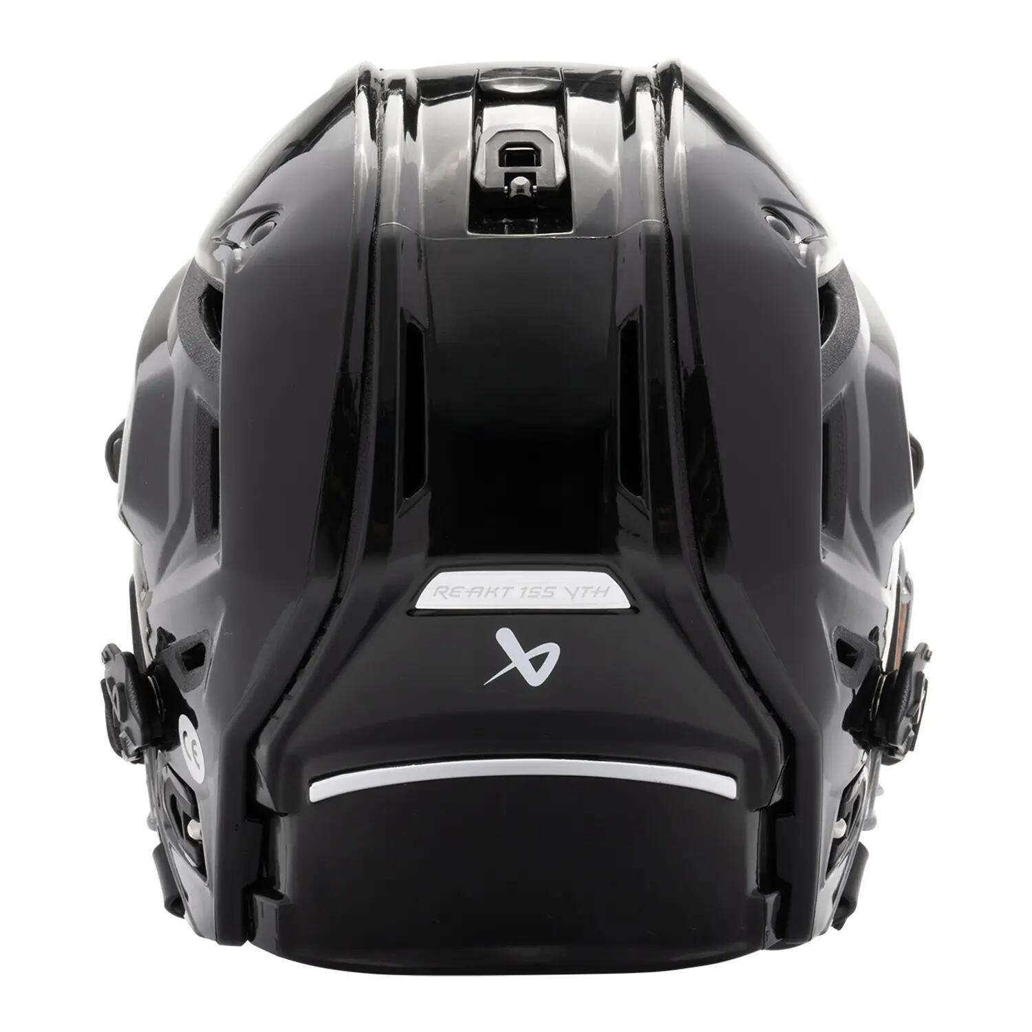 BAUER Re-Akt 155 Youth zwart kinderhockeyhelm met kooi 9/9