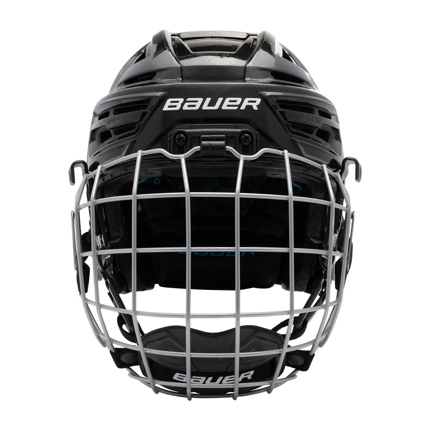 BAUER Re-Akt 155 Youth zwart kinderhockeyhelm met kooi 8/9