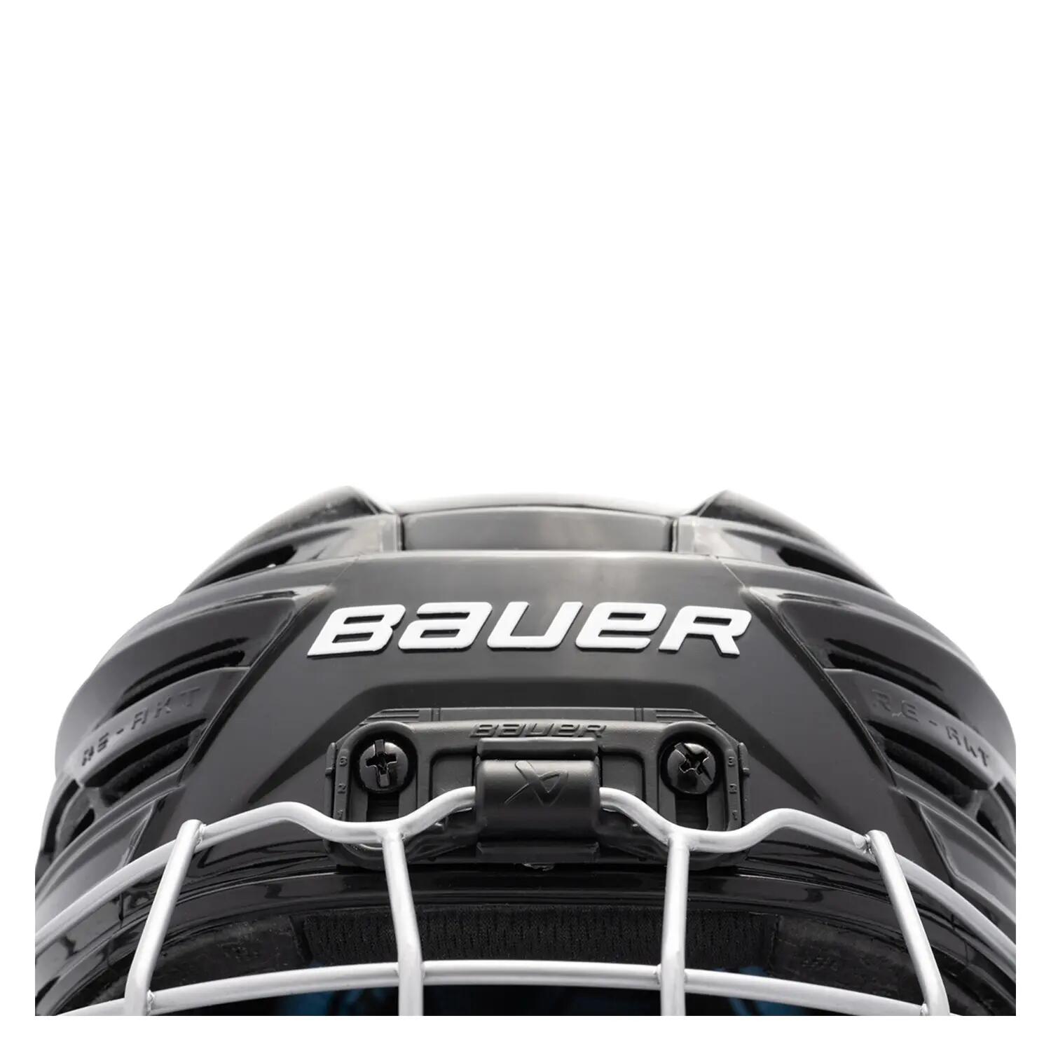 BAUER Re-Akt 155 Youth zwart kinderhockeyhelm met kooi 7/9