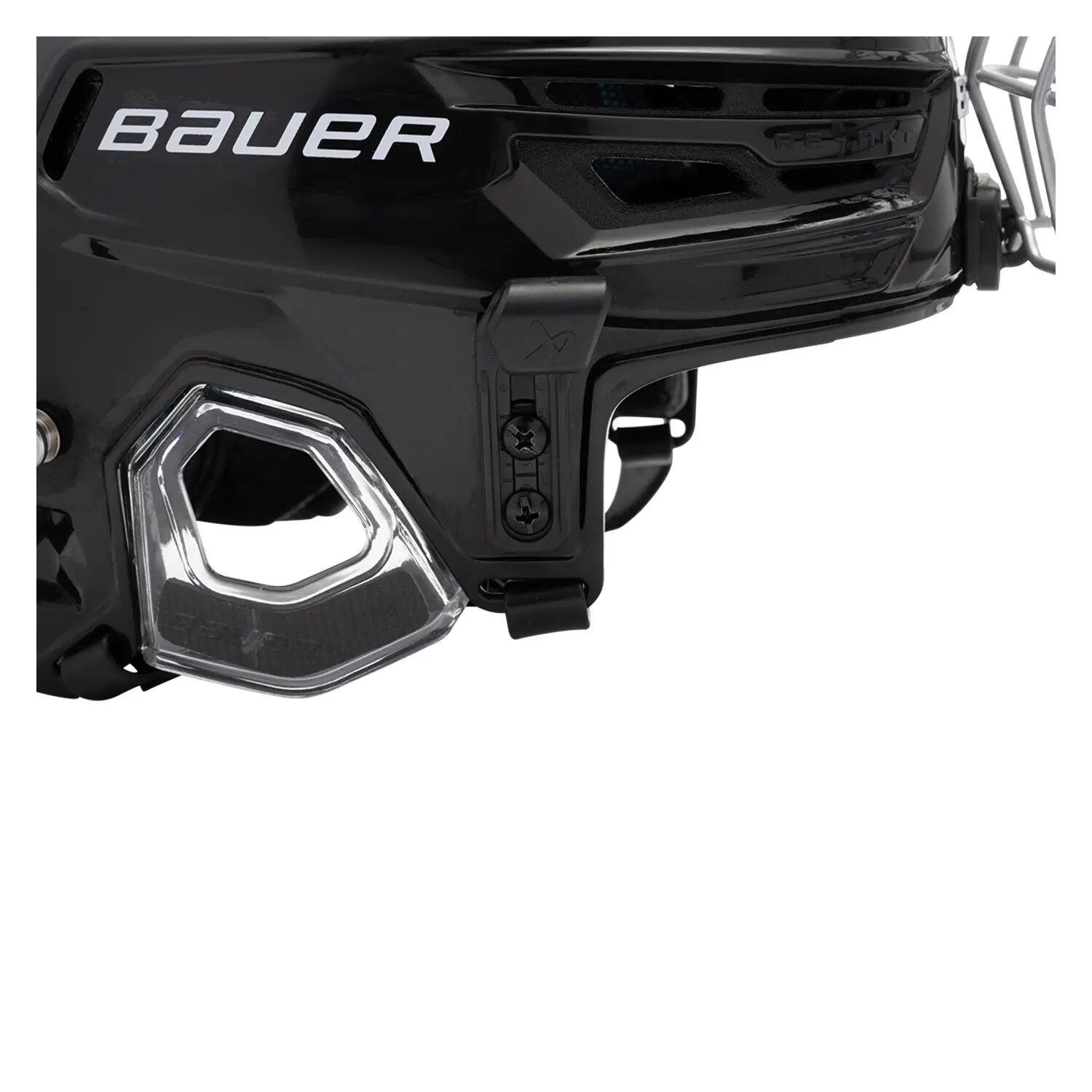 BAUER Re-Akt 155 Youth zwart kinderhockeyhelm met kooi 5/9