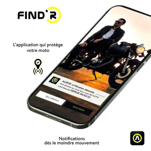 LOKALIZATOR GPS TRACKER MOTO SKUTER AUVRAY FIND'R APP 4G ALARM POWIADOMIENIA 2/4
