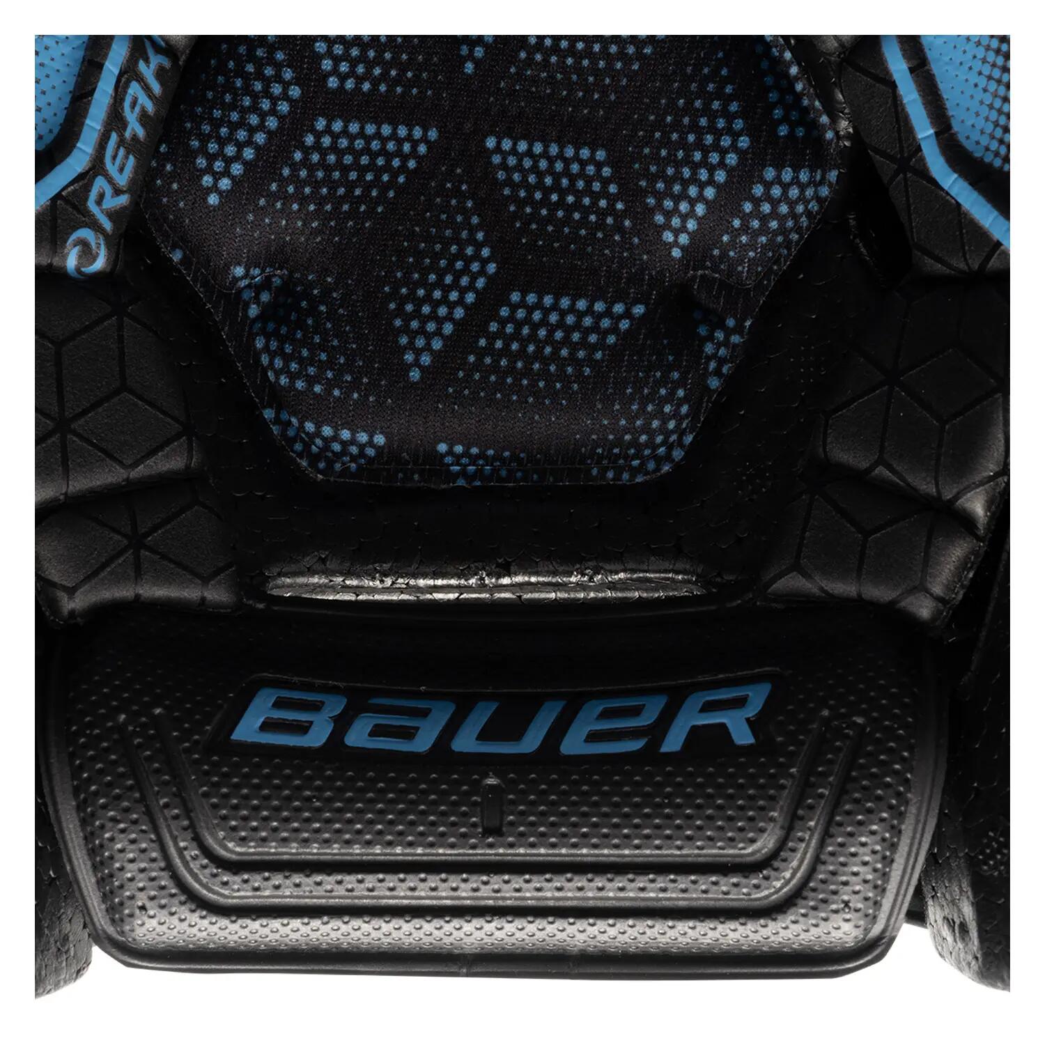 BAUER Re-Akt 155 Youth zwart kinderhockeyhelm met kooi 3/9