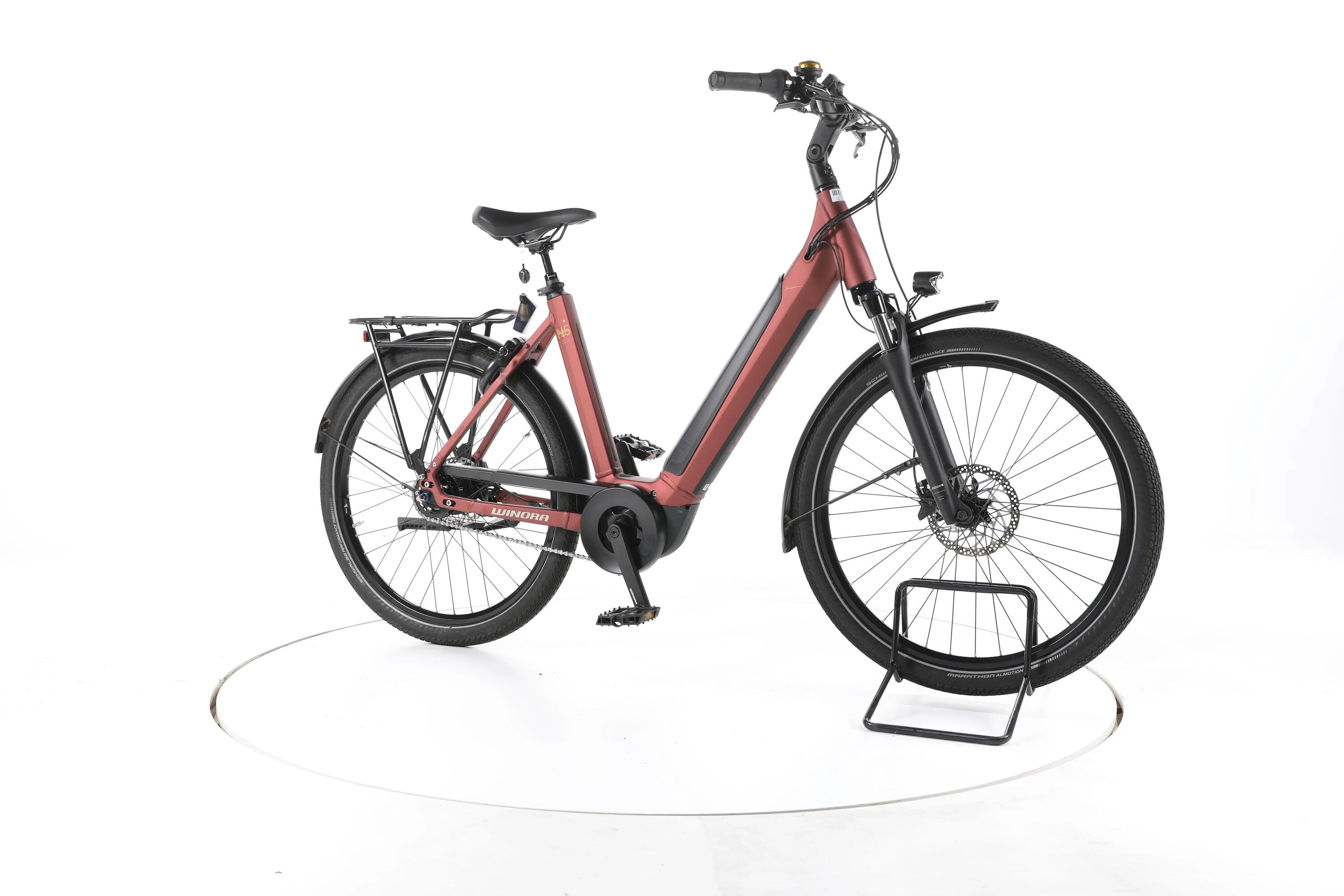 Tweedehands - Winora Sinus N5 City E-Bike Lage instap - Zeer goed 2/7