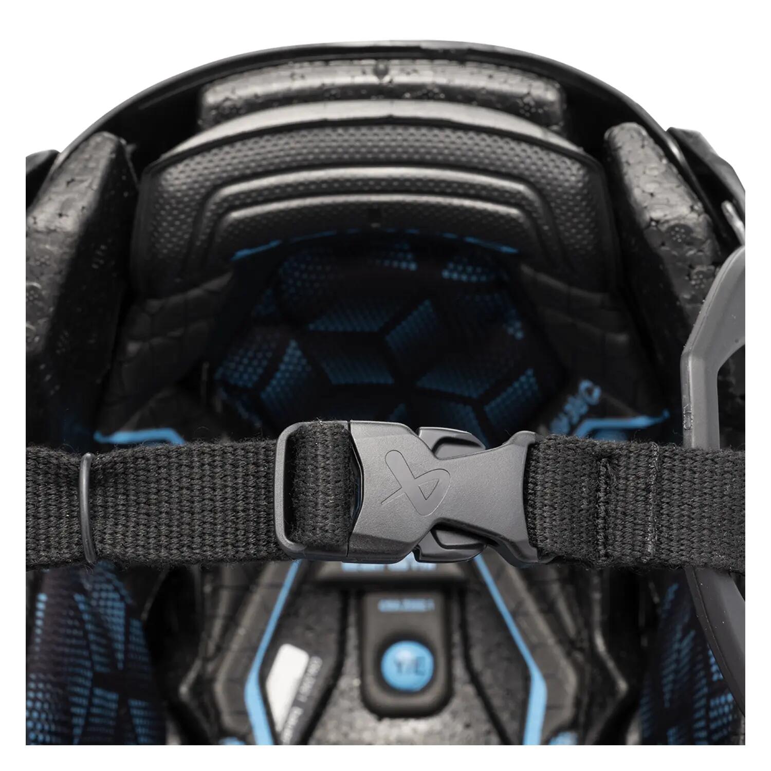 BAUER Re-Akt 155 Youth zwart kinderhockeyhelm met kooi 2/9