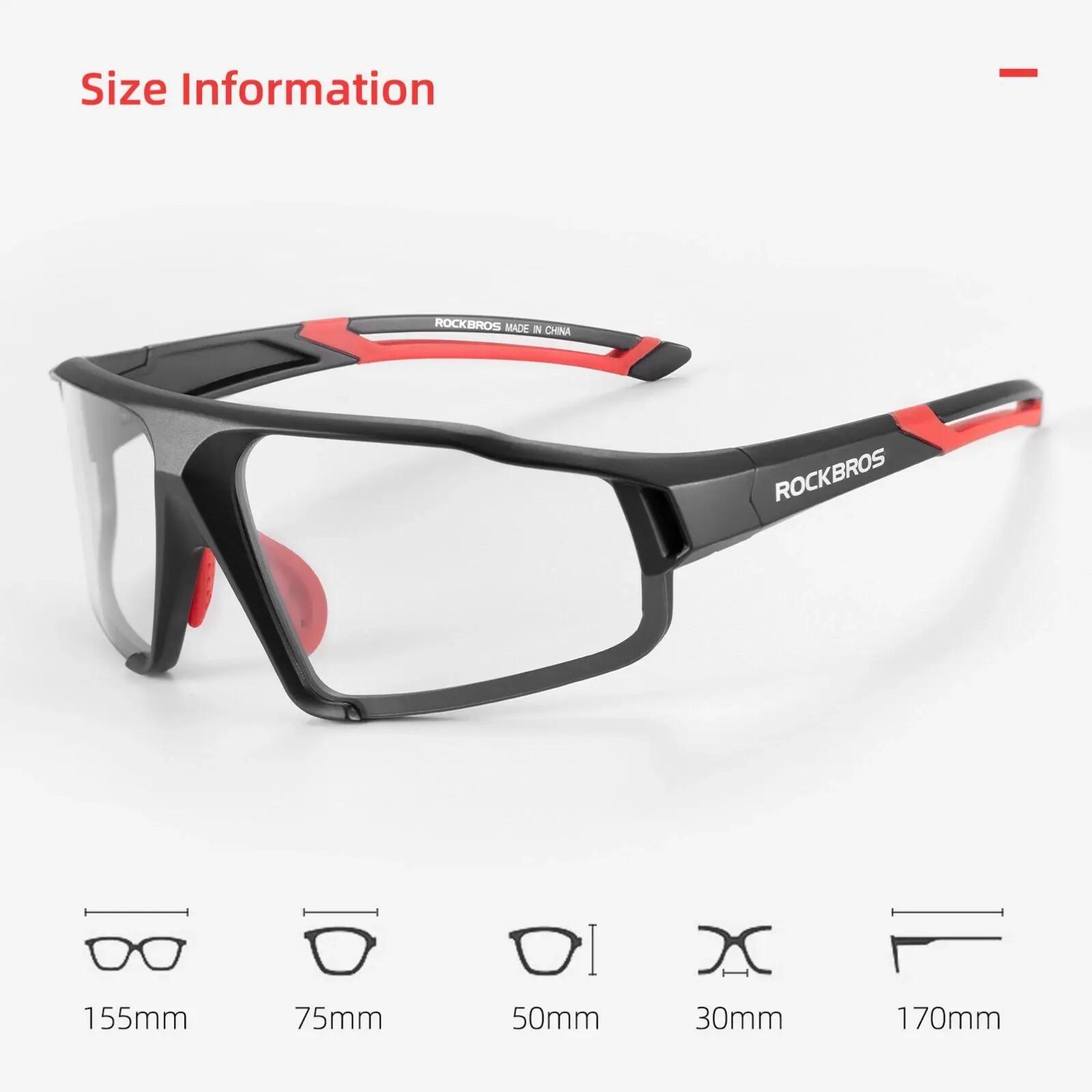 Lunettes de vélo photochromiques 6/8