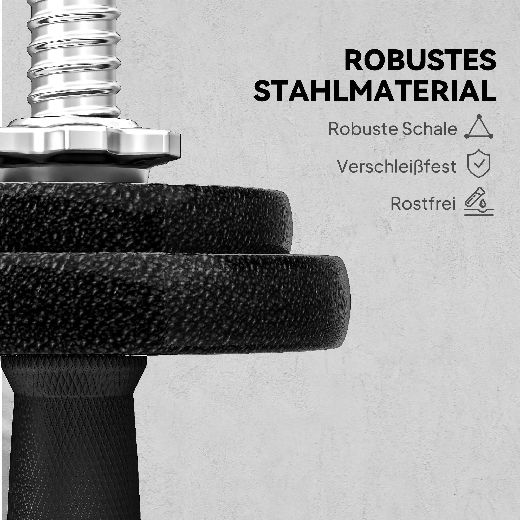 Ensemble d'haltères 2 en 1 : haltères et barres, réglables jusqu'à 20 kg, avec p 8/9