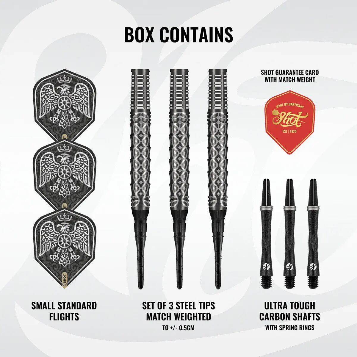 Wulfaz 90% Tungsten Softtip Dartpijlen 6/6
