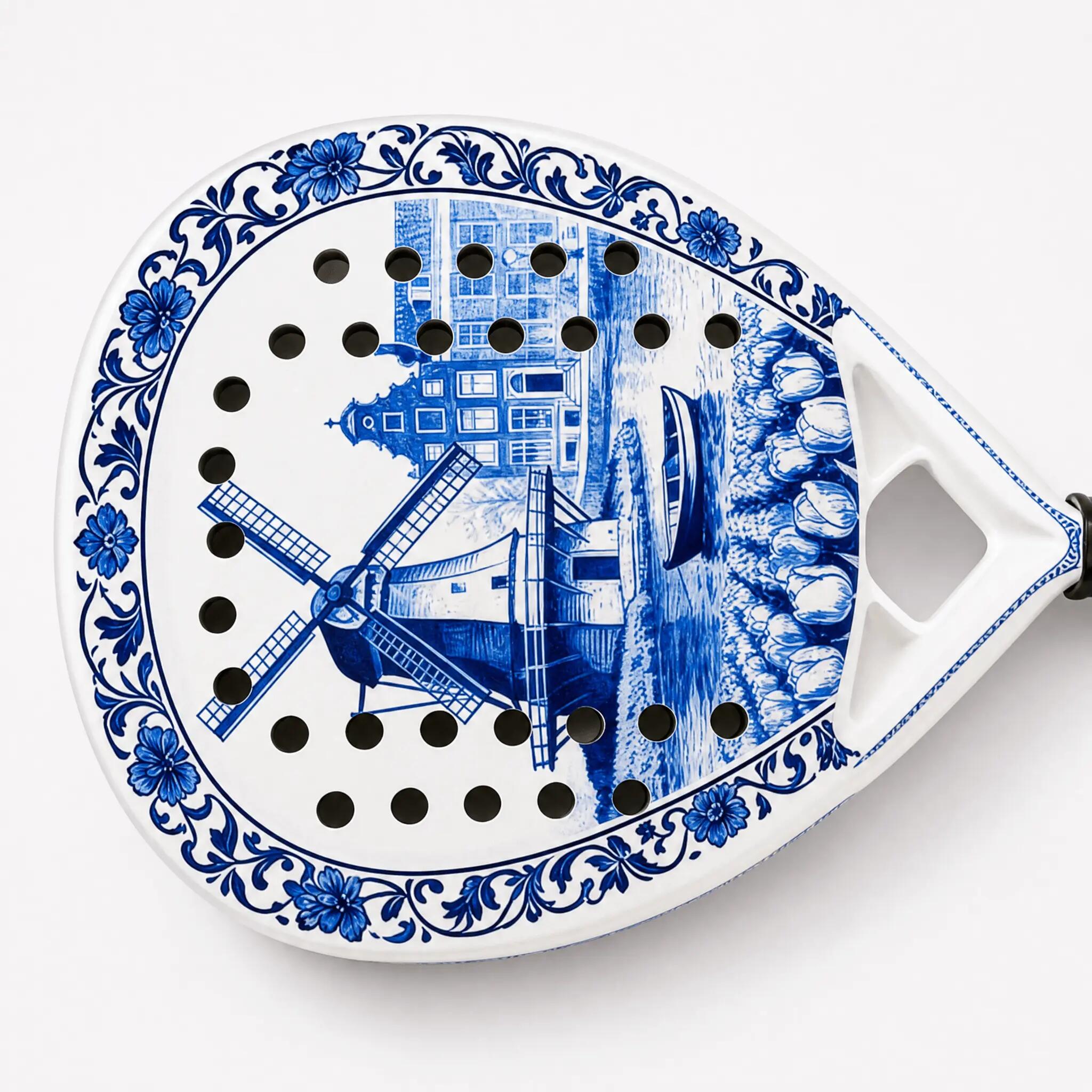 Padelschläger – Delfter Blau 4/7