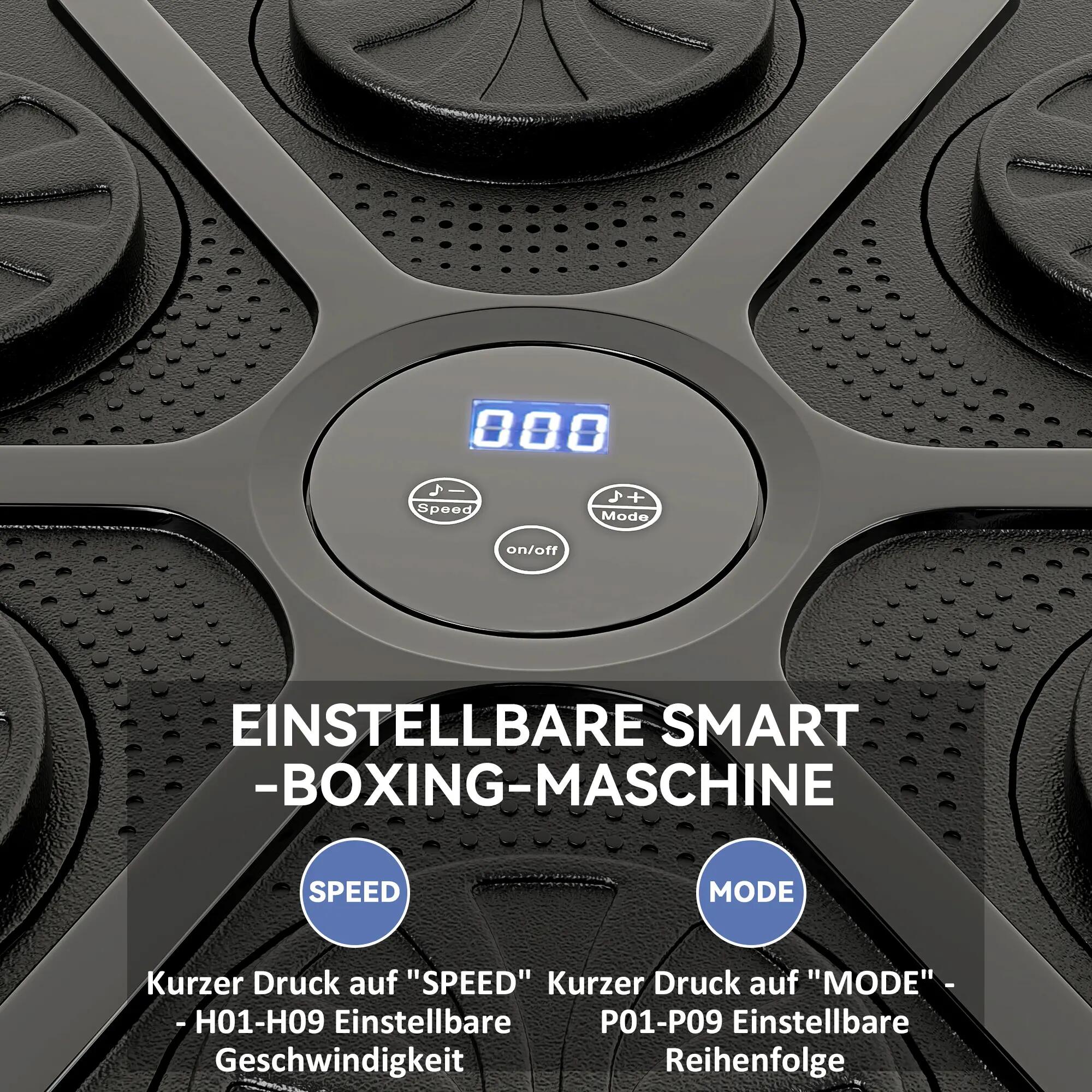 Machine de boxe musicale, appareil de boxe rythmique, 9 modes, Bluetooth, lumièr 6/9