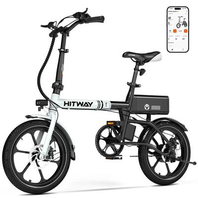 Elektrische vouwfiets e-bike 16 inch compacte stadsfiets bk35s