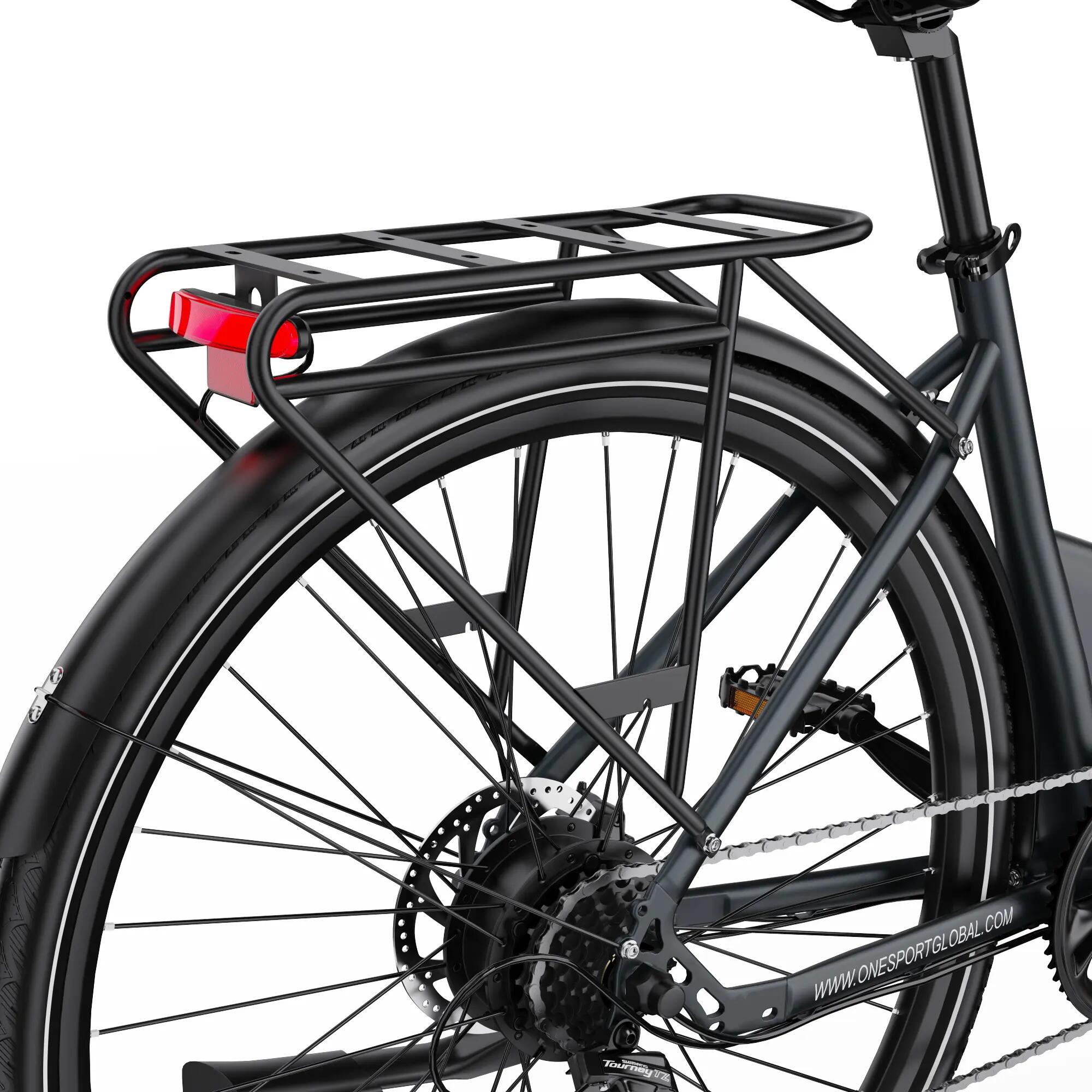 Elektrische stadsfiets voor volwassenen OT12, banden 27,5" × 2,25". 10/11
