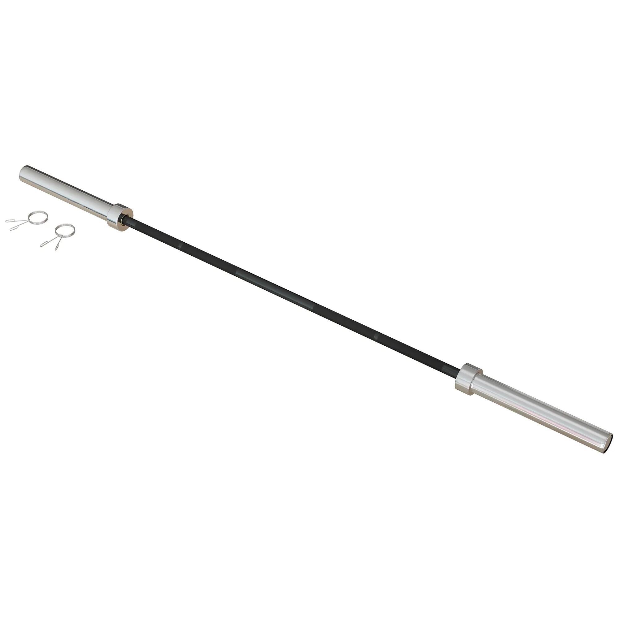 Barre de musculation en acier 180 cm Ø50 mm avec 2 fixations, capacité de charge 2/9