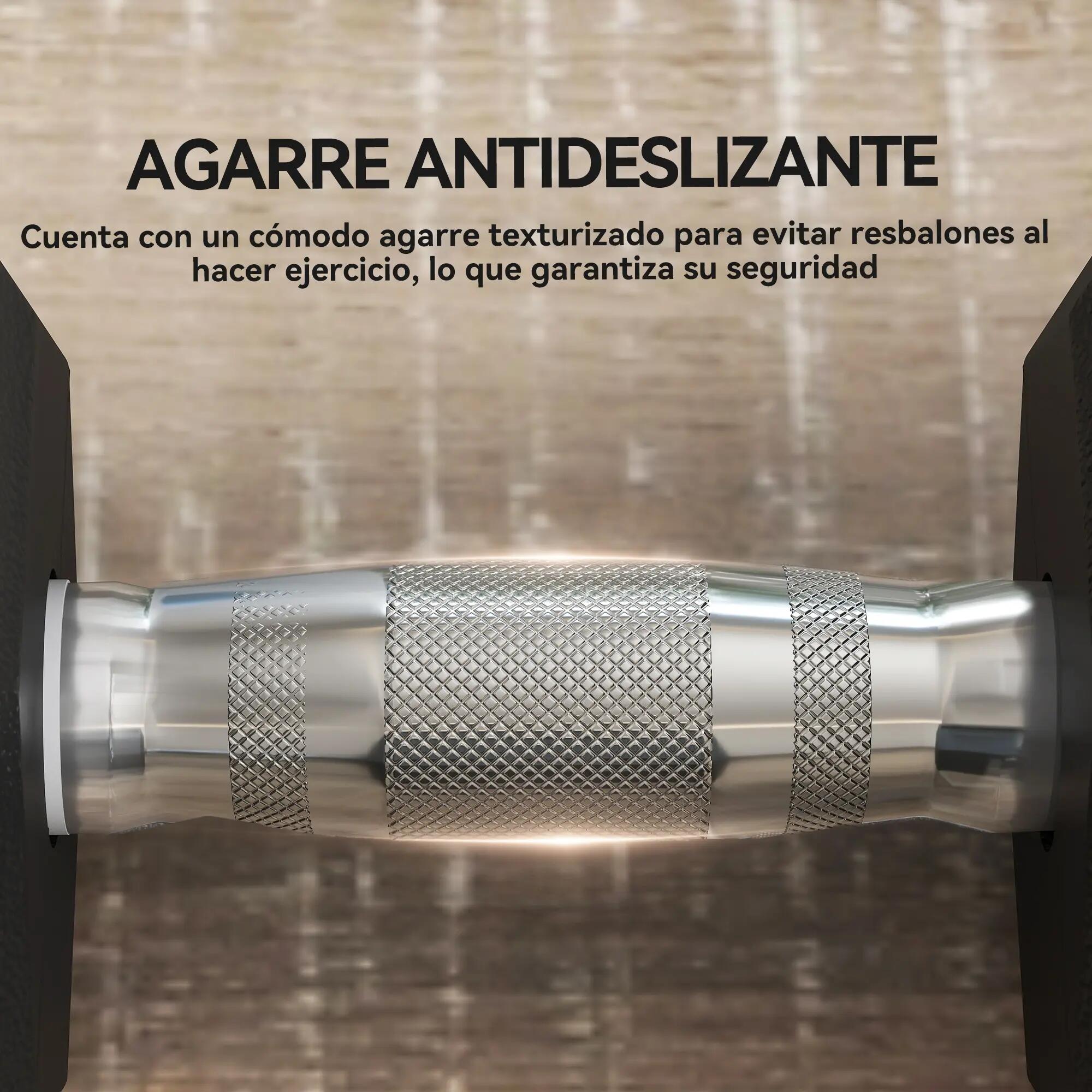 Ensemble de 2 haltères hexagonales en fonte de 12,5 kg avec revêtement en caoutc 7/9